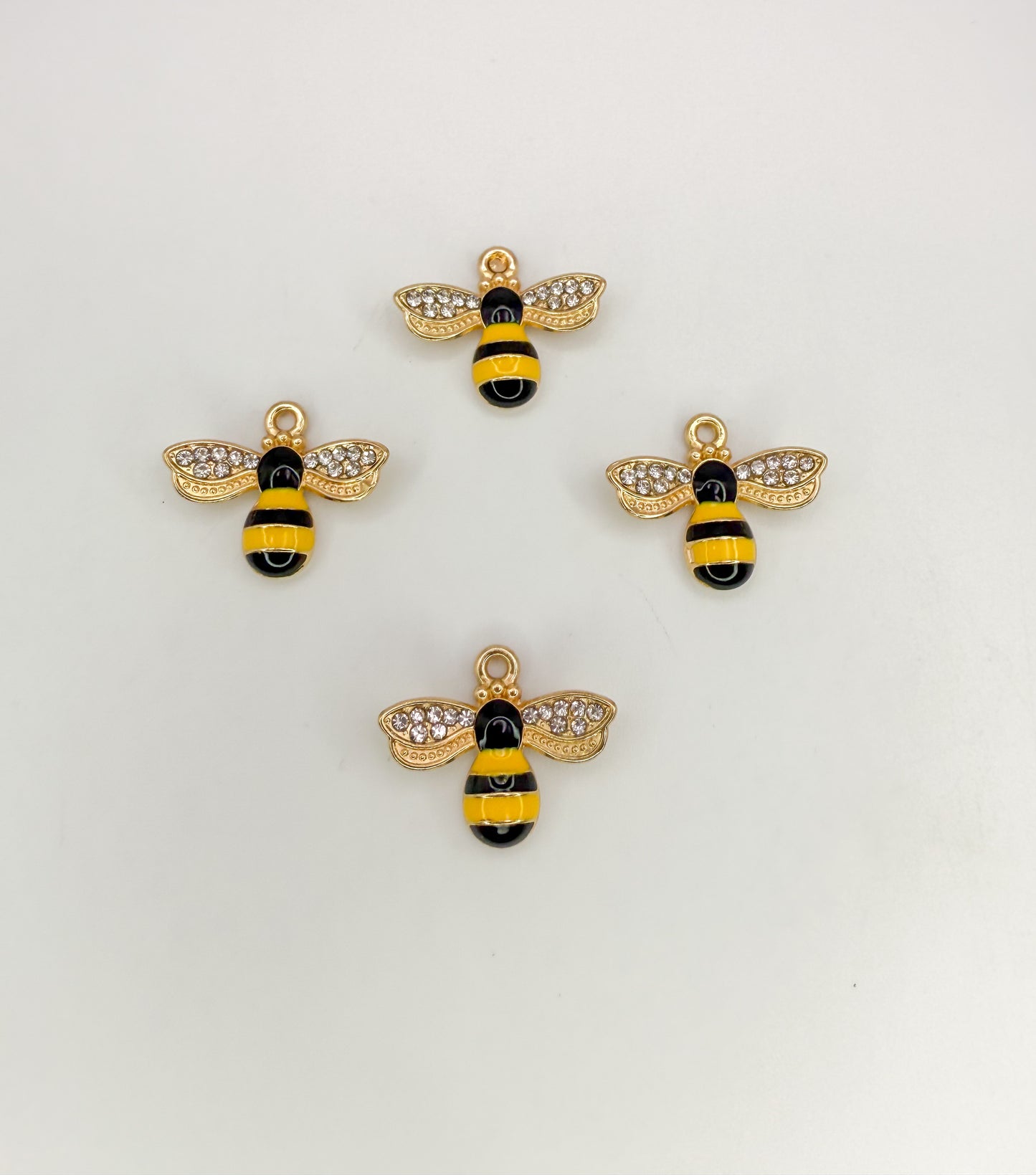 Gold Bumble Bee DIY Charms