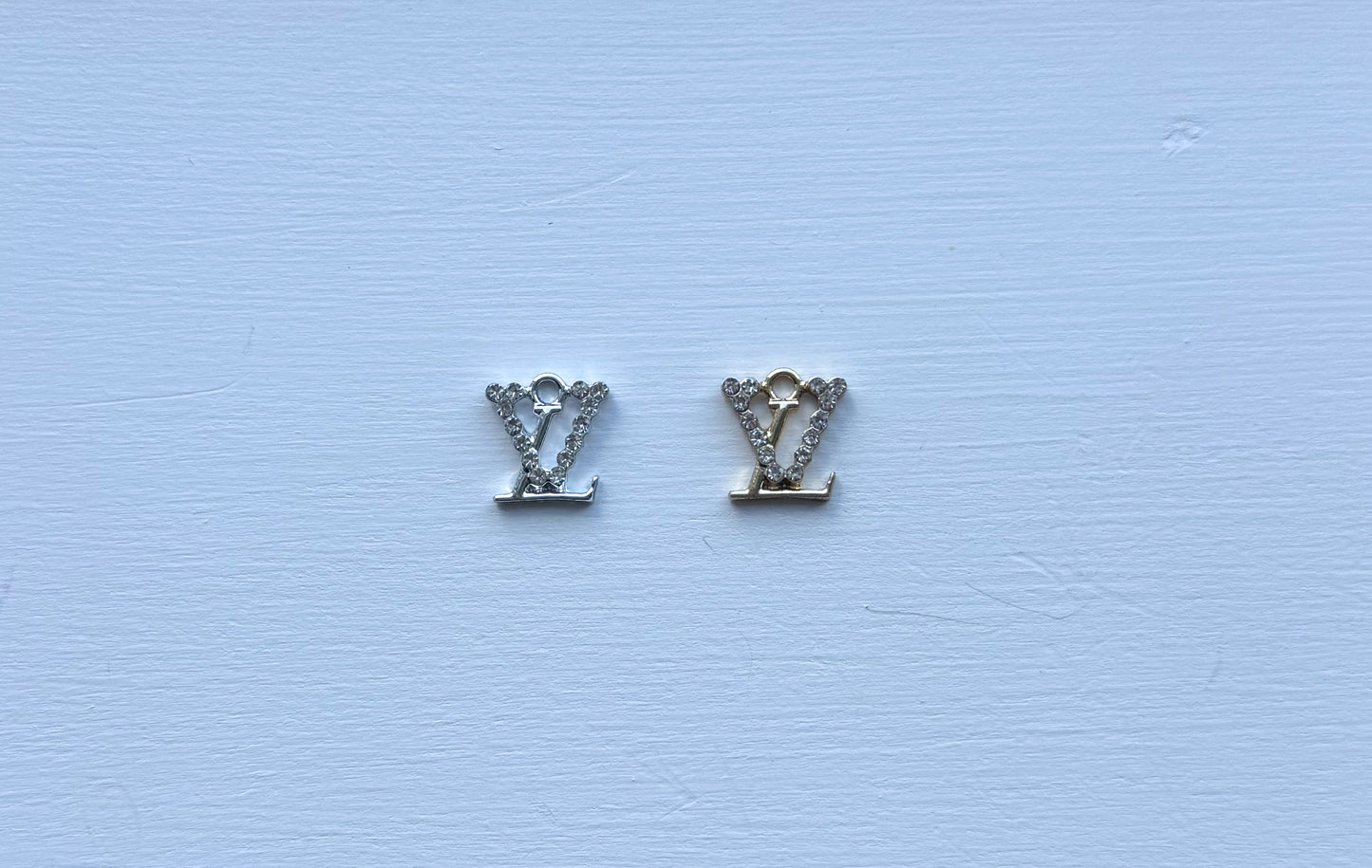 LV Gold & Silver Mini DIY Charms