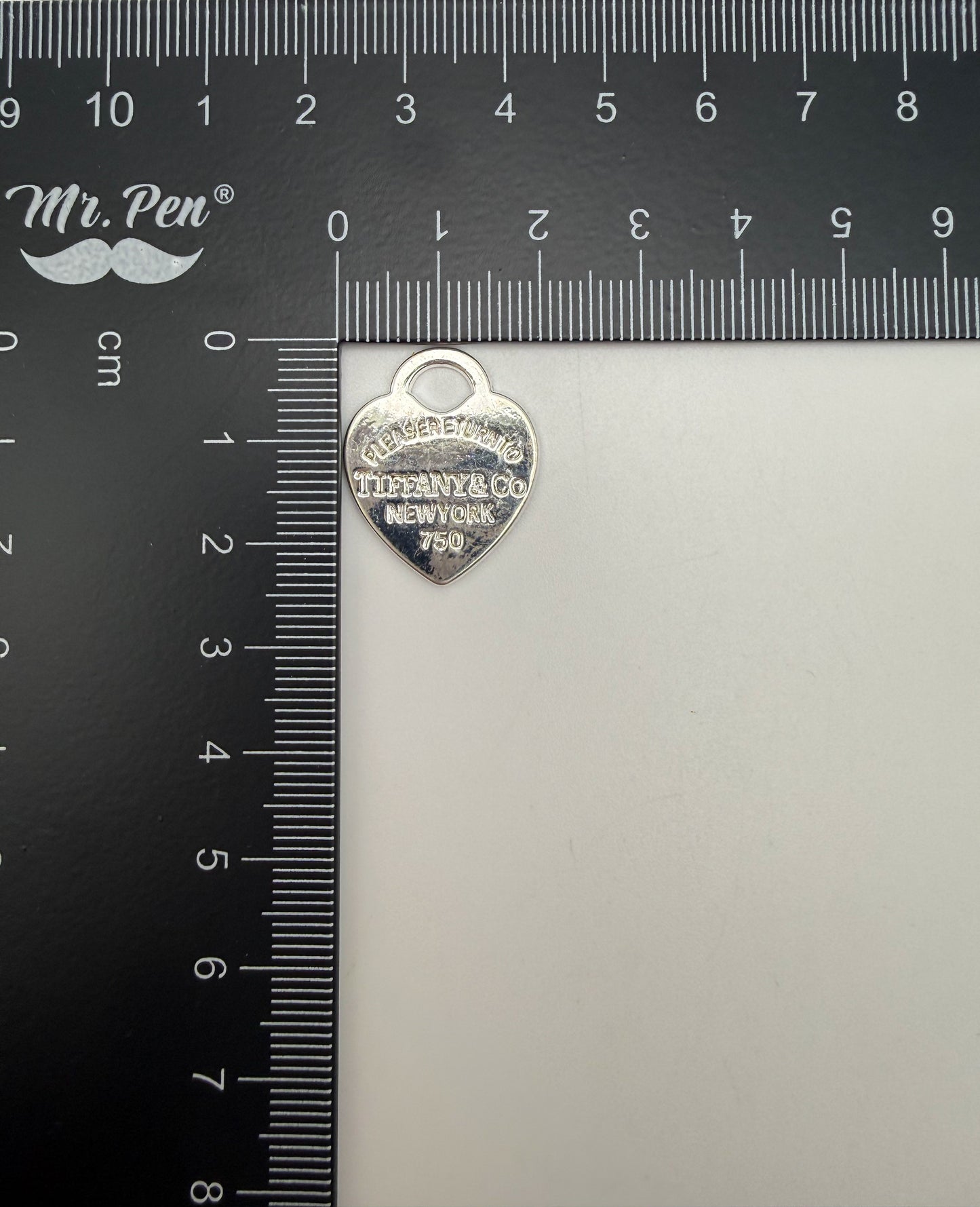 Silver Tiffany & Co Heart Metal DIY Charms