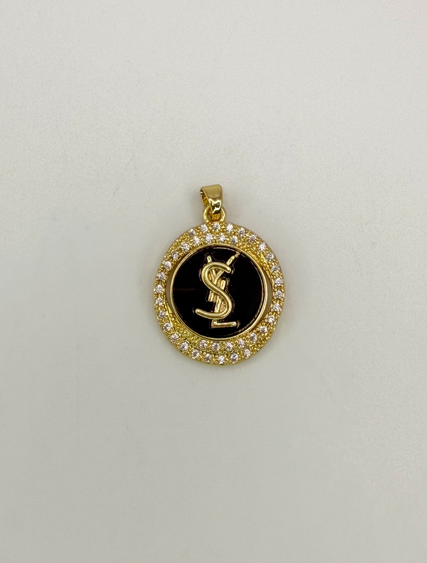 High Quality YSL Designer Gold DIY Charm Pendant