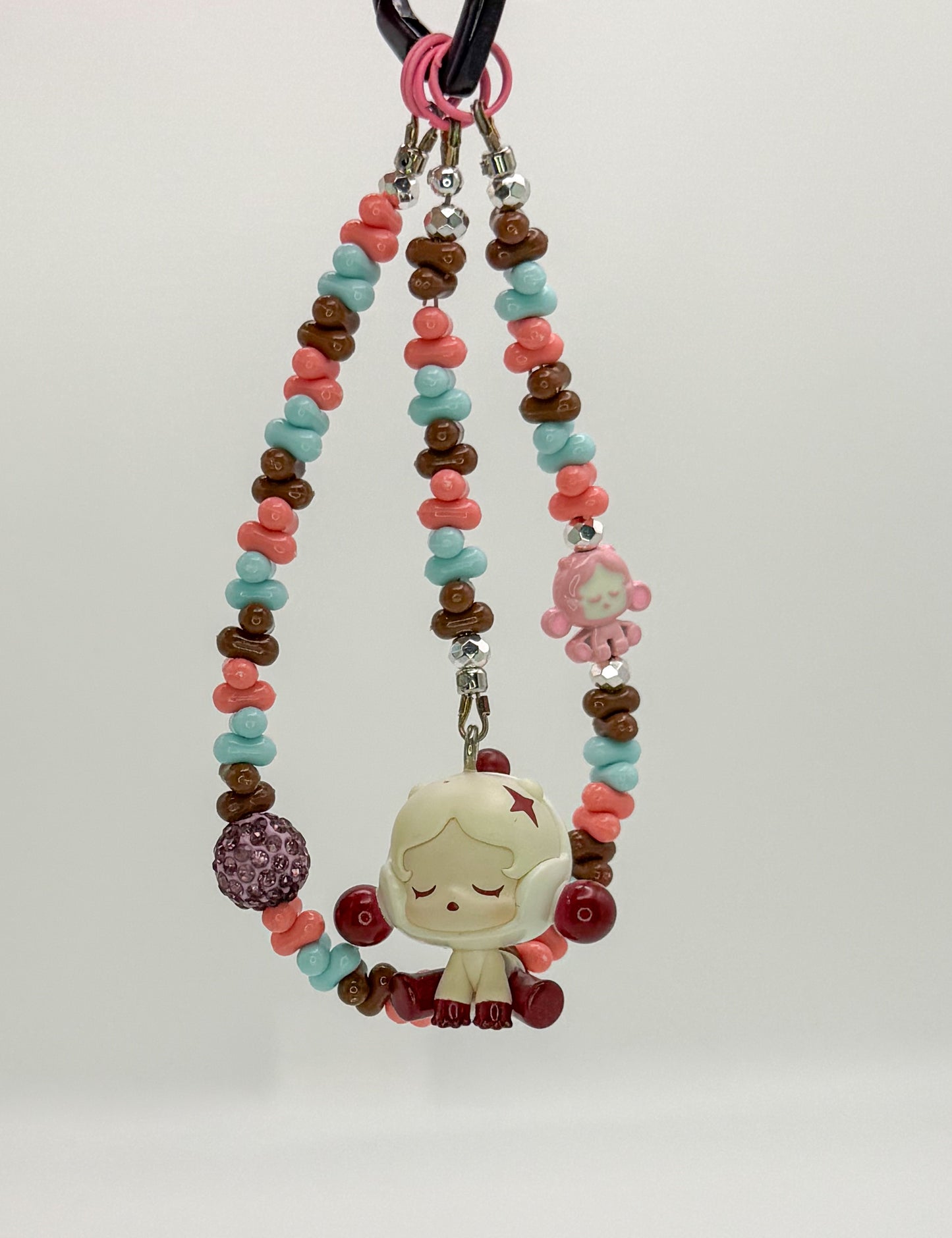 Popmart’s Skull Panda Bean Key Charm Phone Charm