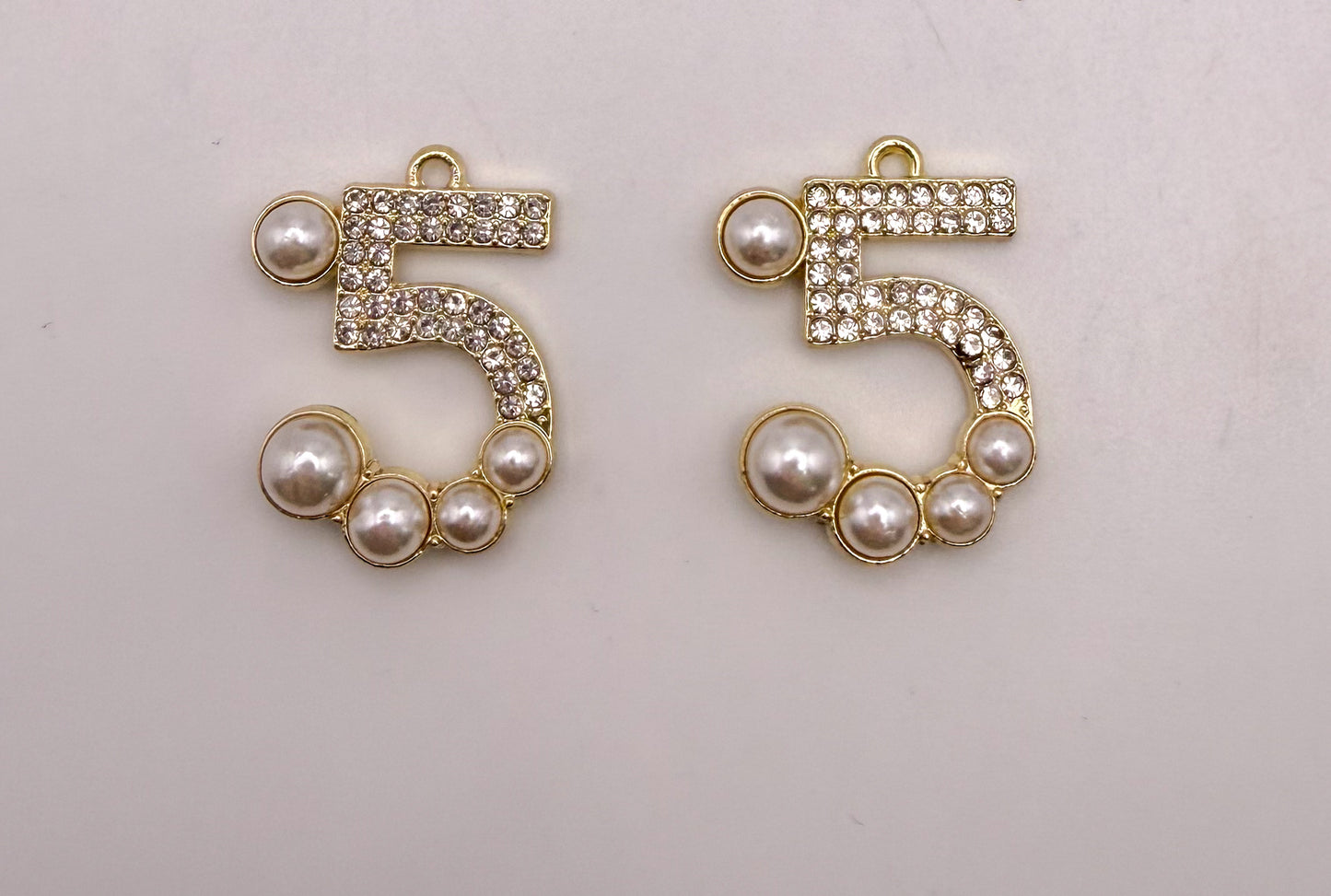 No. 5 CC Inspired Gold Metal Charms
