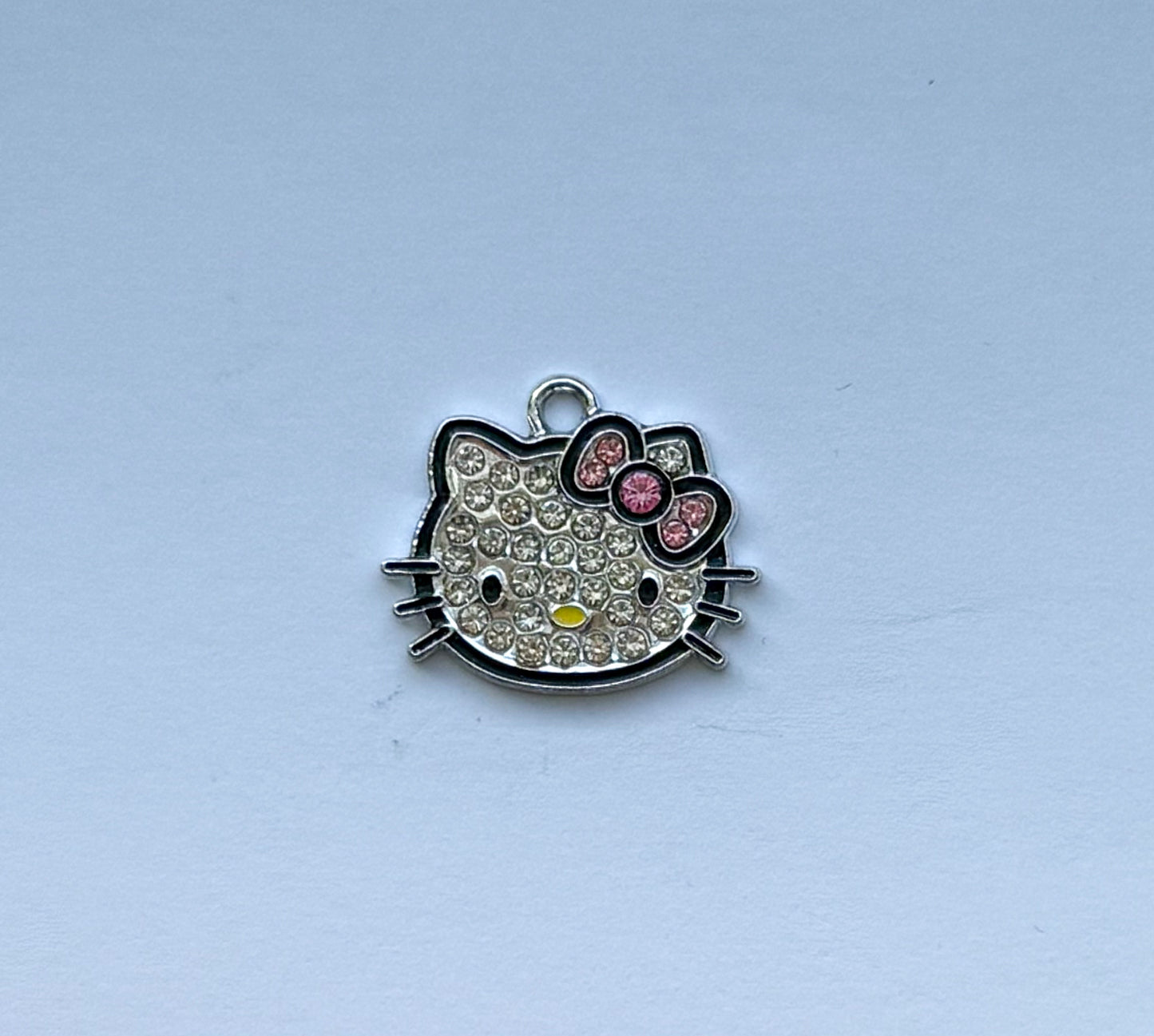 Hkitty Silver Sparkly DIY Metal Charms