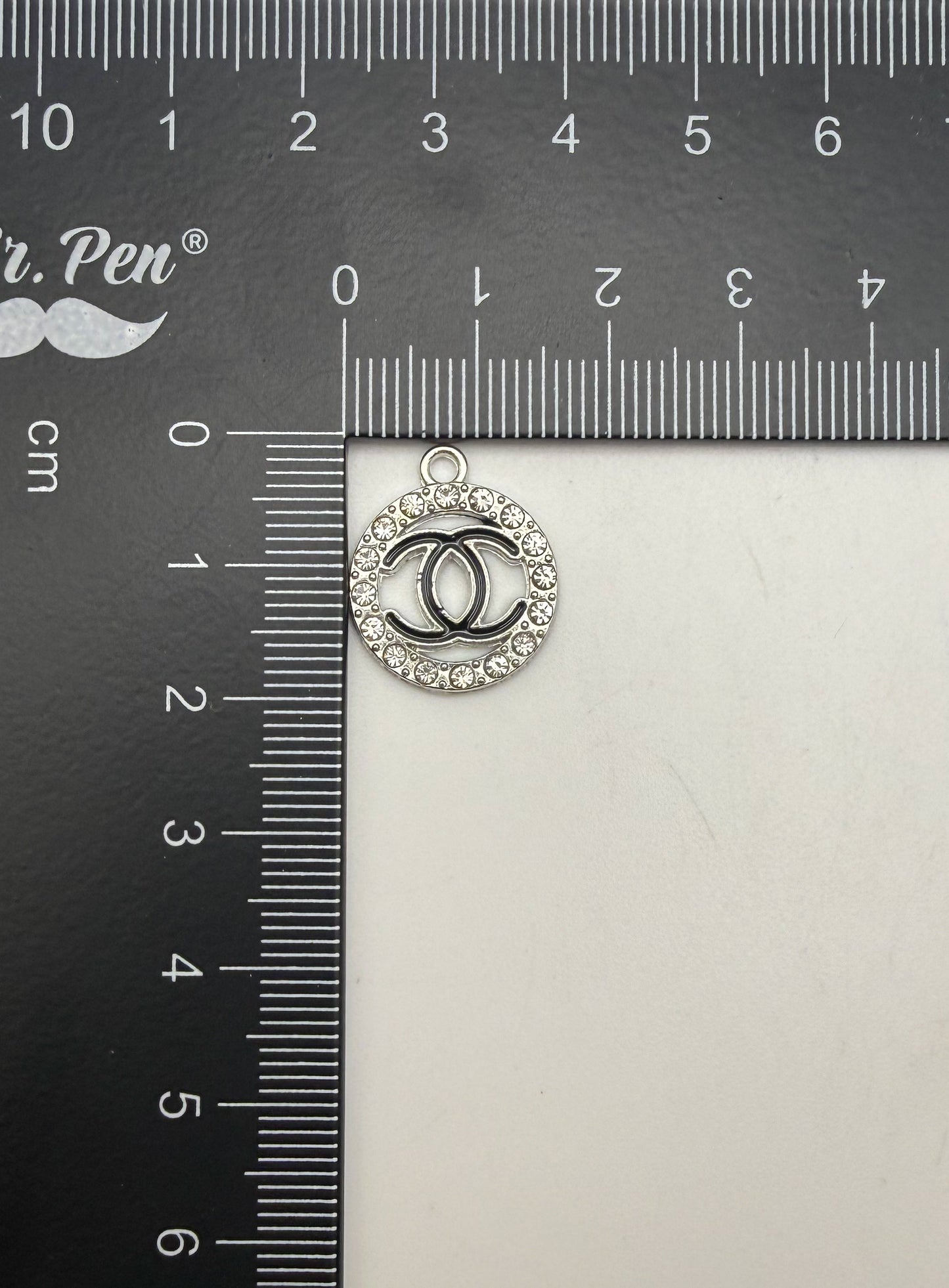 CC Round Metal DIY Charms