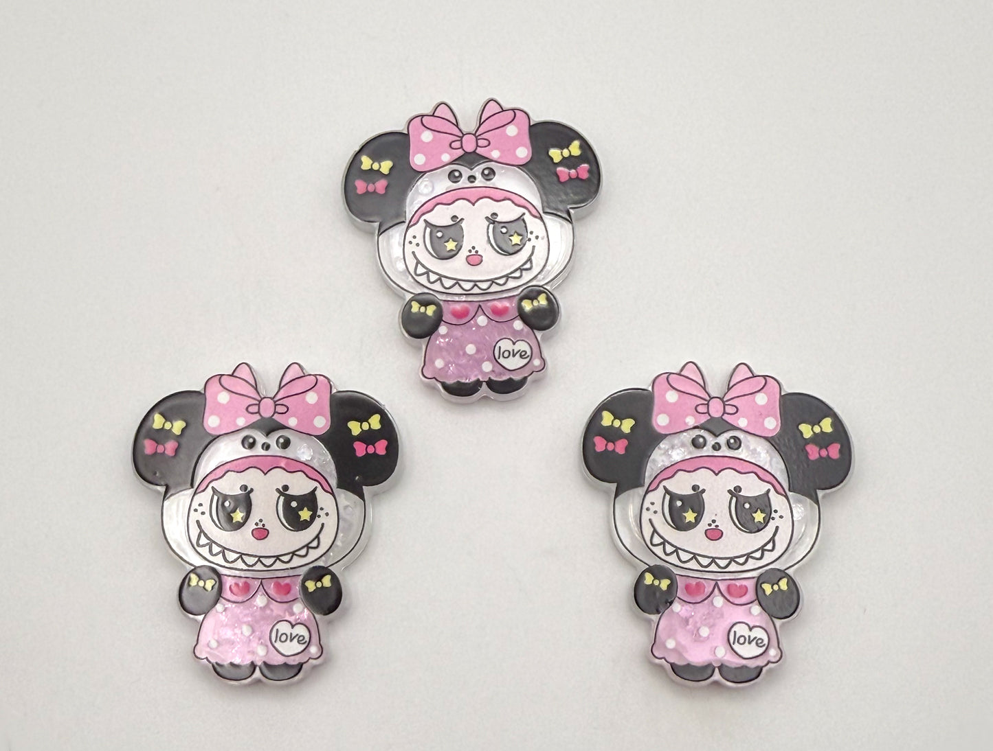 Labubu Cosplay Minnie DIY Shaker Acrylics