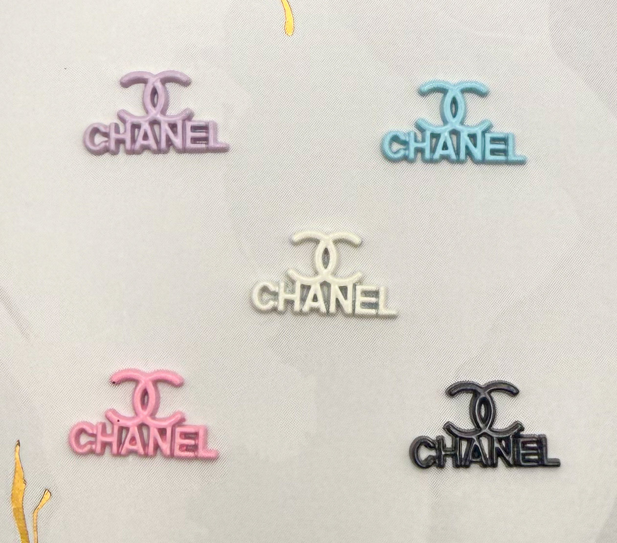 Colorful Enameled Coated CC DIY Metal Charms