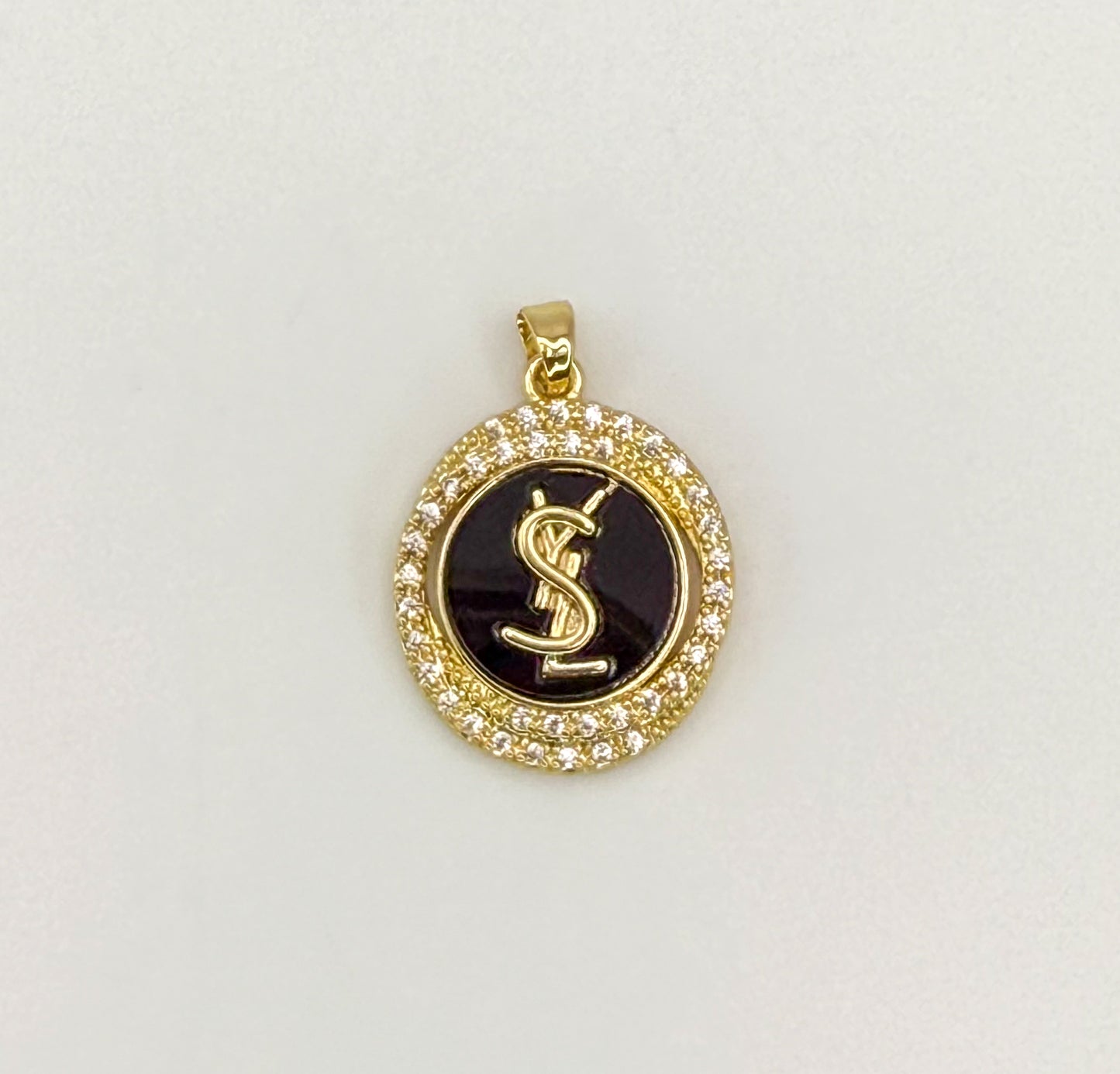 High Quality YSL Designer Gold DIY Charm Pendant