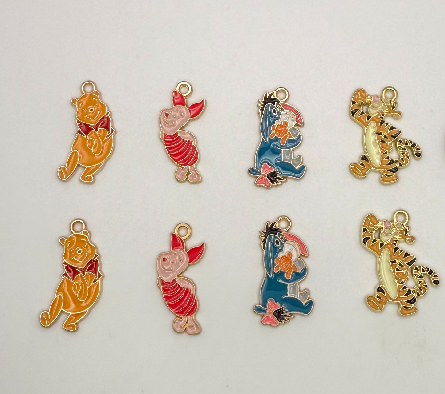 Winnie the Pooh Gold DIY Charm Set