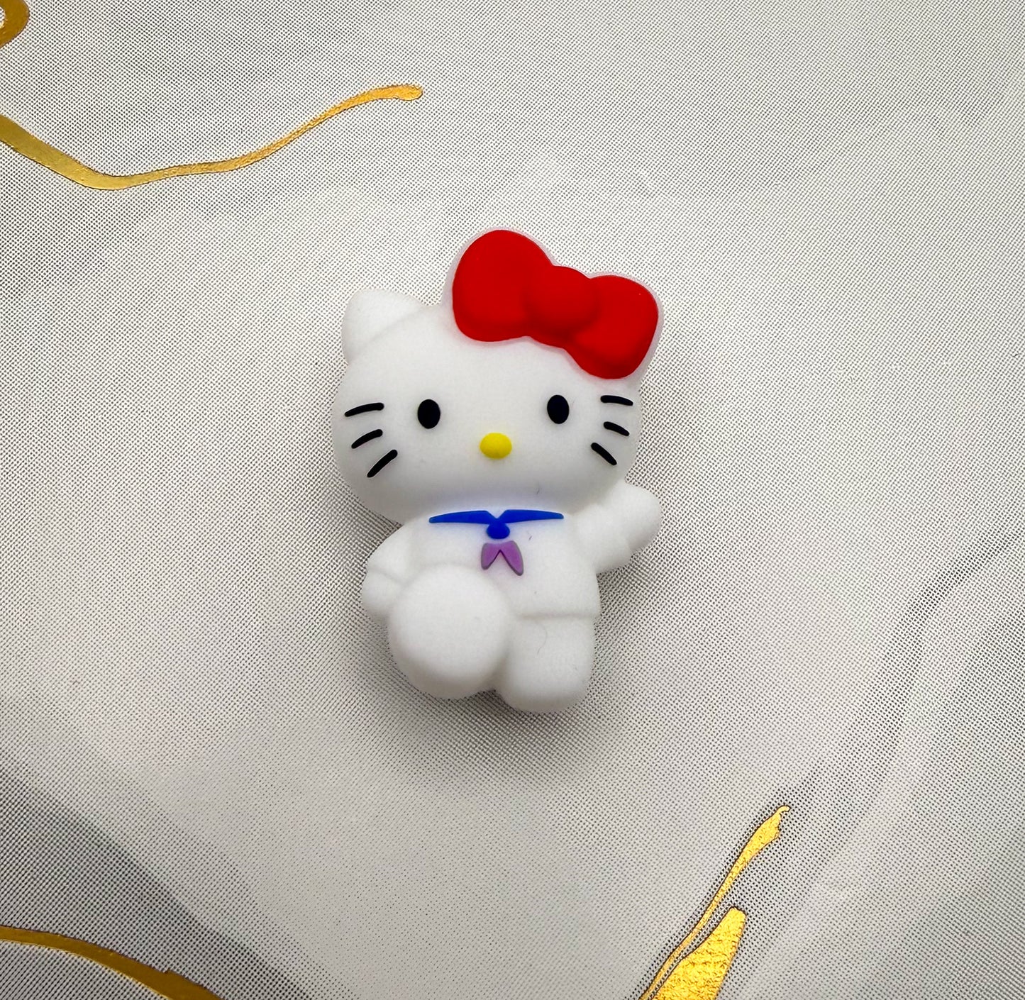 3D Hello Kitty Silicone DIY Pen Focal Bead