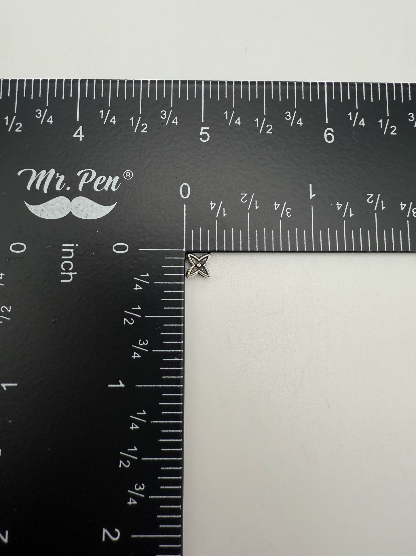 Silver LV Inspired DIY Metal Spacer Beads