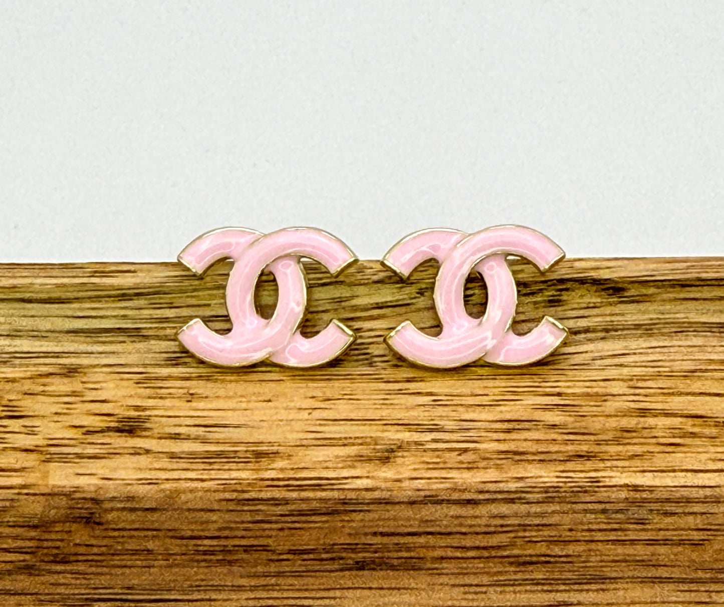 Small Size CC Designer Stud Earrings