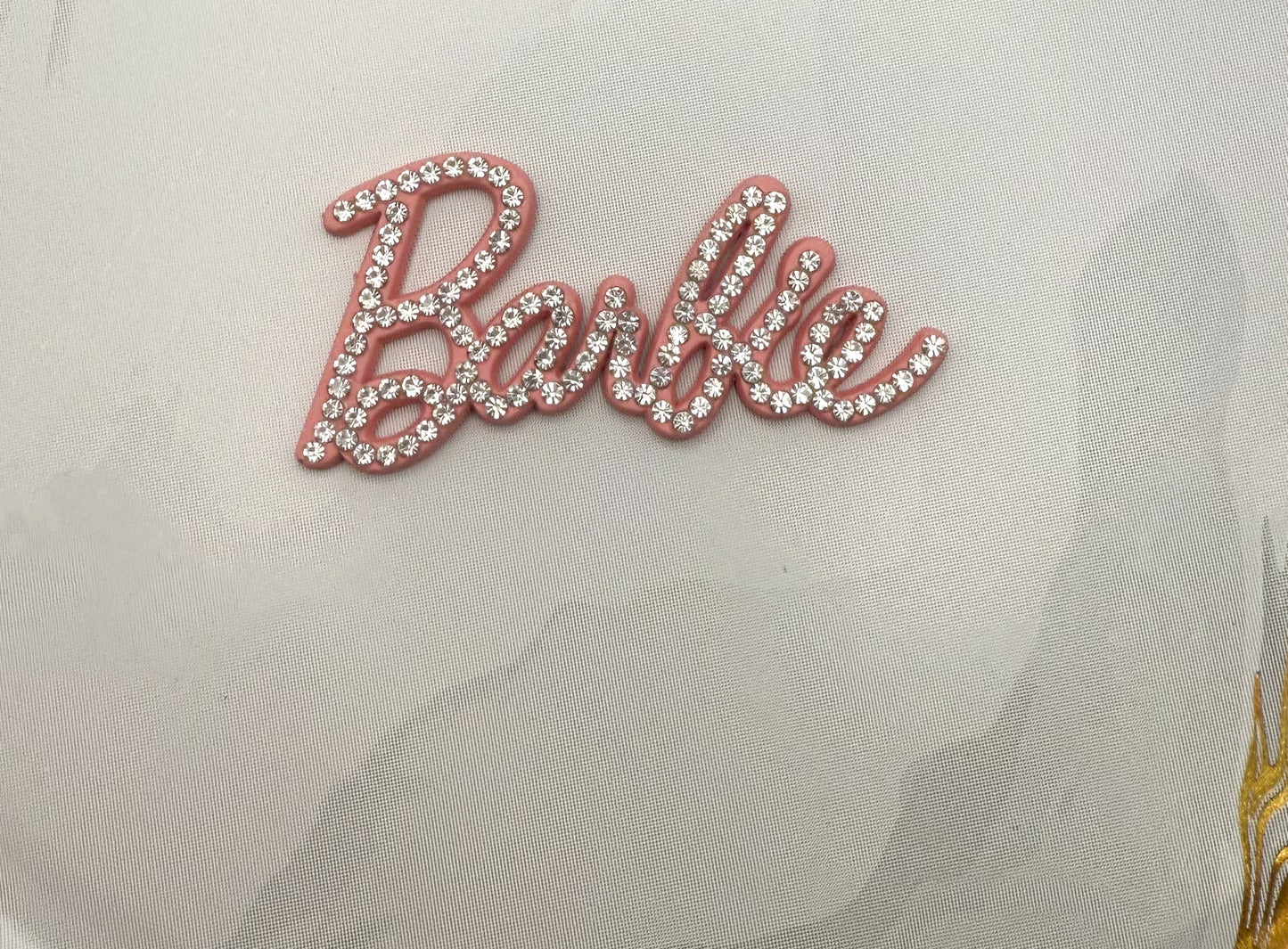 Pink Barbie DIY Metal Charm