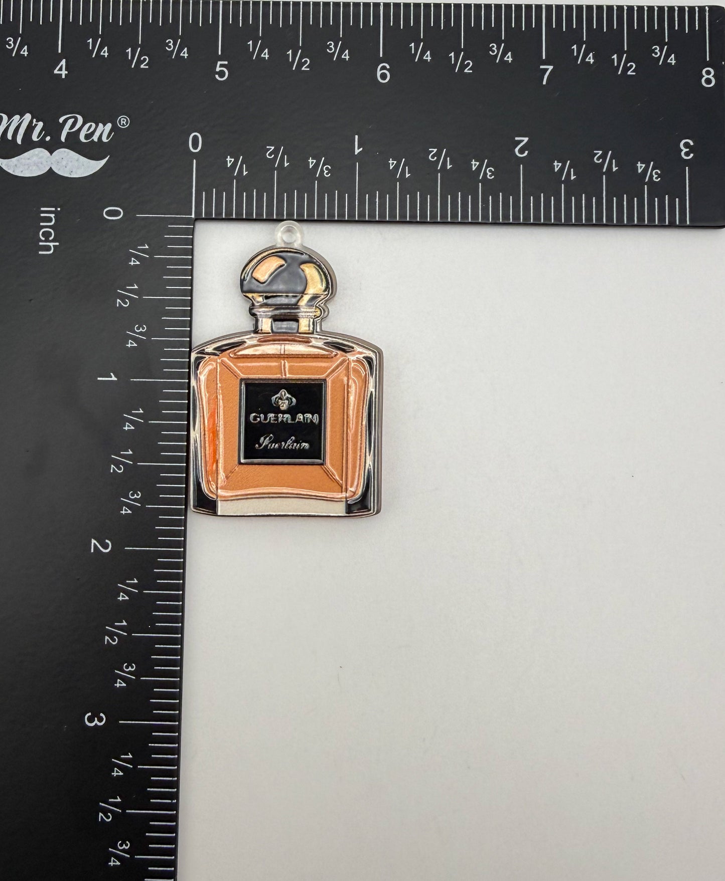 NEW Special Designer Perfume Bottle & Circle Acrylic DIY Charms Keychain
