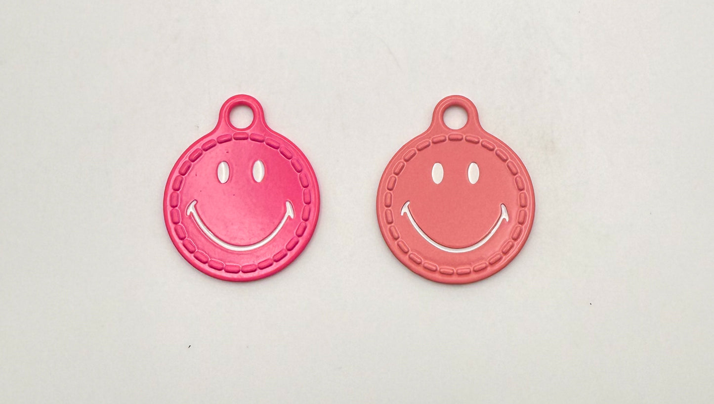 Metal Smiley Face DIY Charms