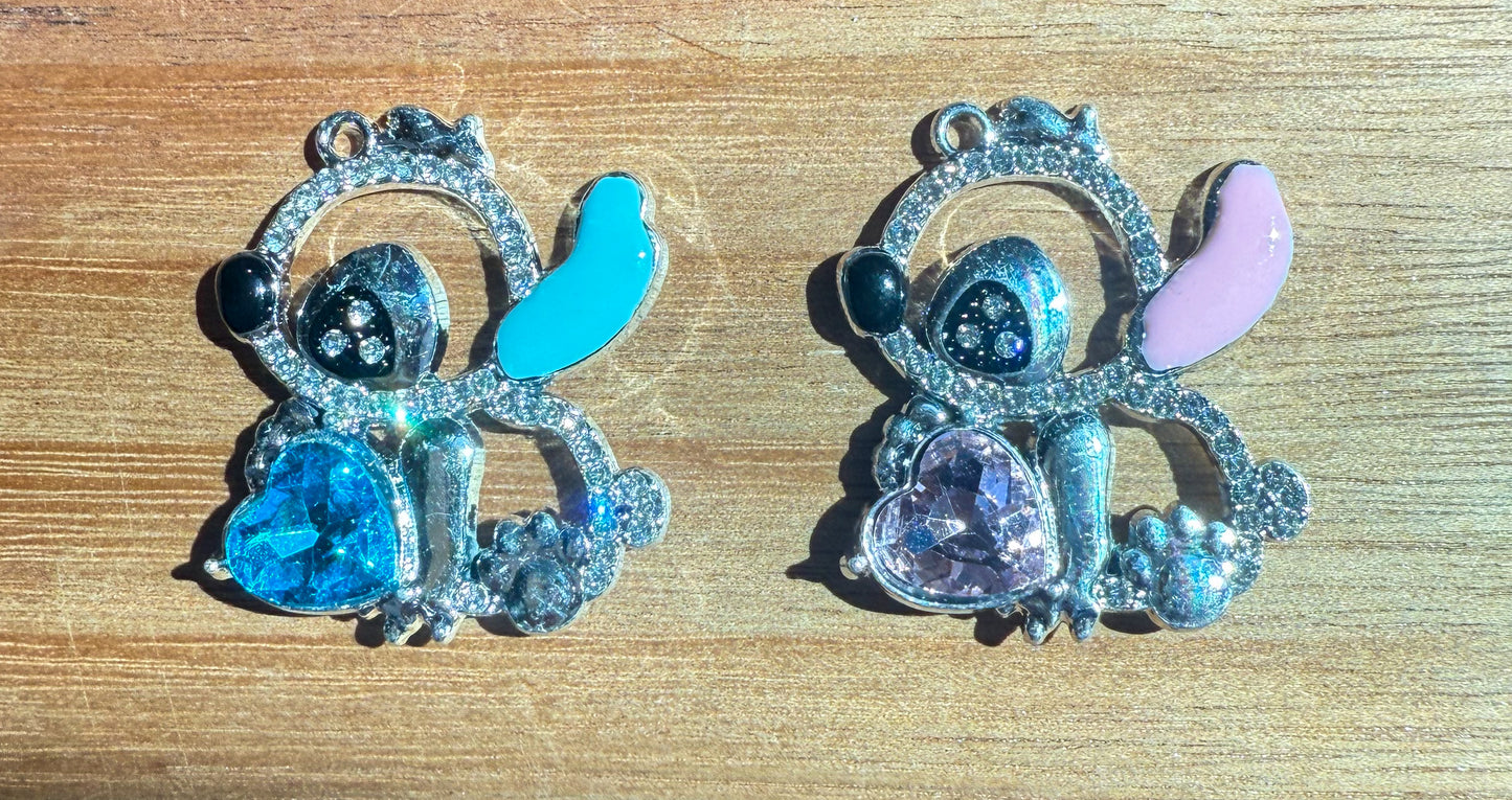 Big Stitch Pink or Blue DIY Charms