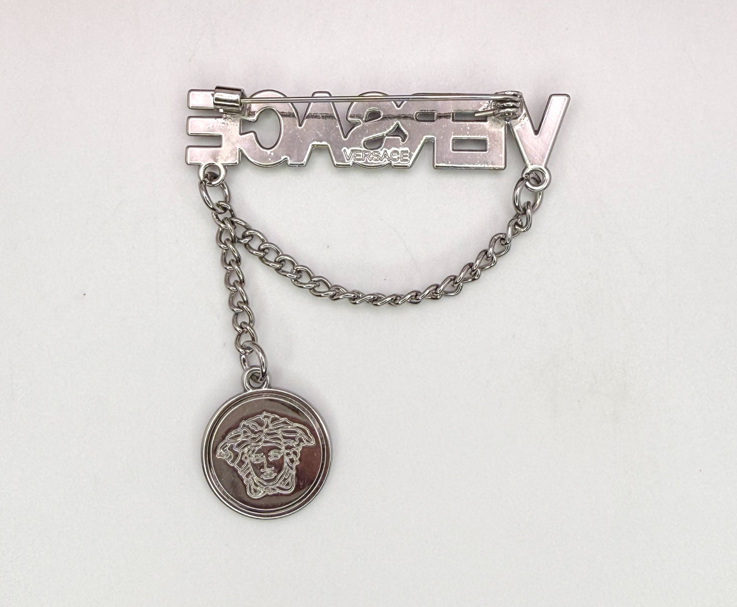 Silver Versace Brooch
