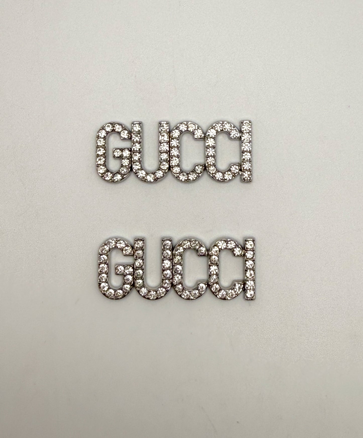 Silver Gucci or Dior Designer Metal DIY Charms