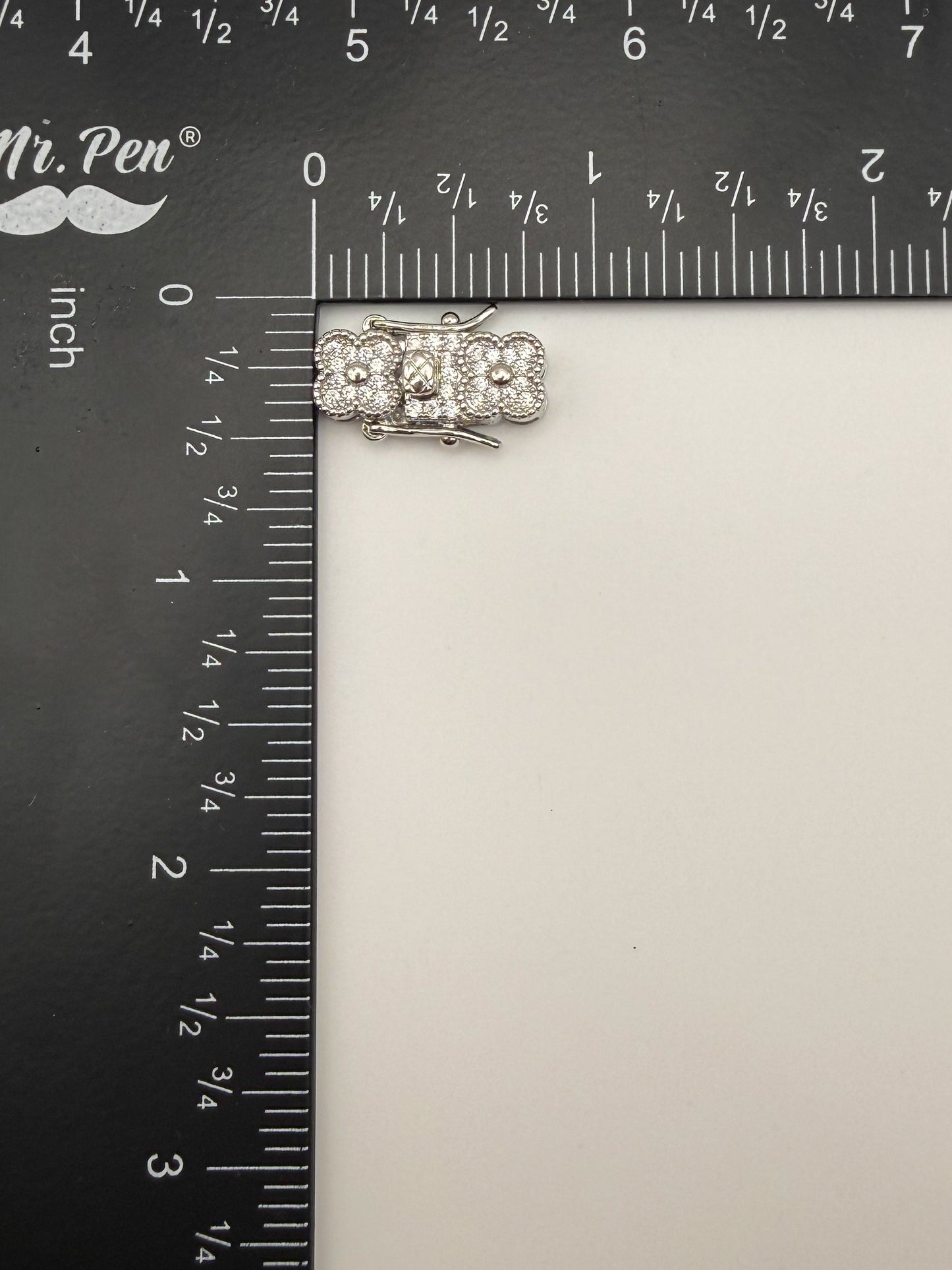 Gold & Silver Clover Closure Clasp for DIY Bracelet Jewelry Making