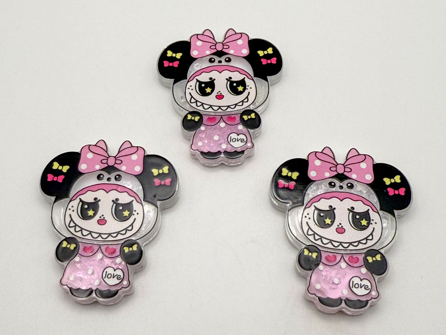 Labubu Cosplay Minnie DIY Shaker Acrylics