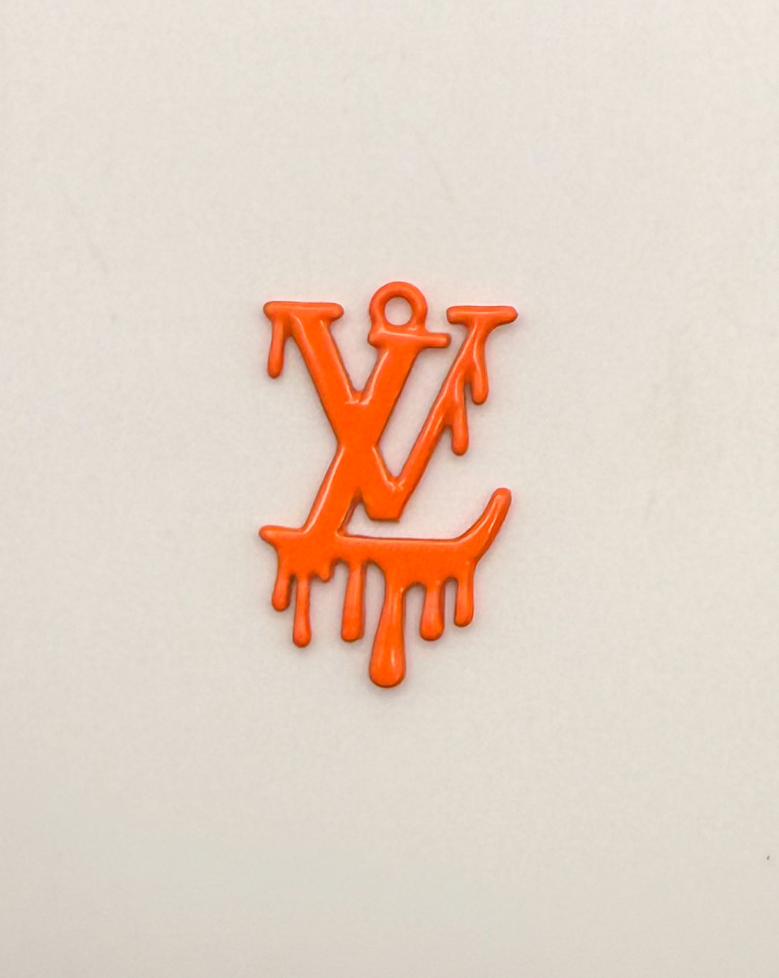 Dripping LV Designer Colorful Enamel Metal DIY Charms