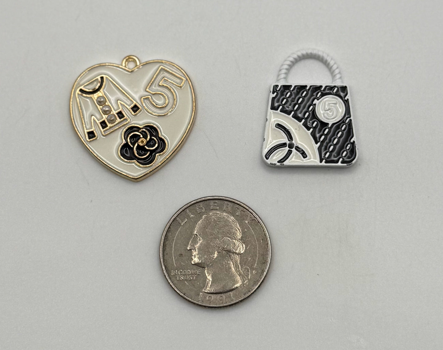 High Quality CC Inspired DIY Metal Charms