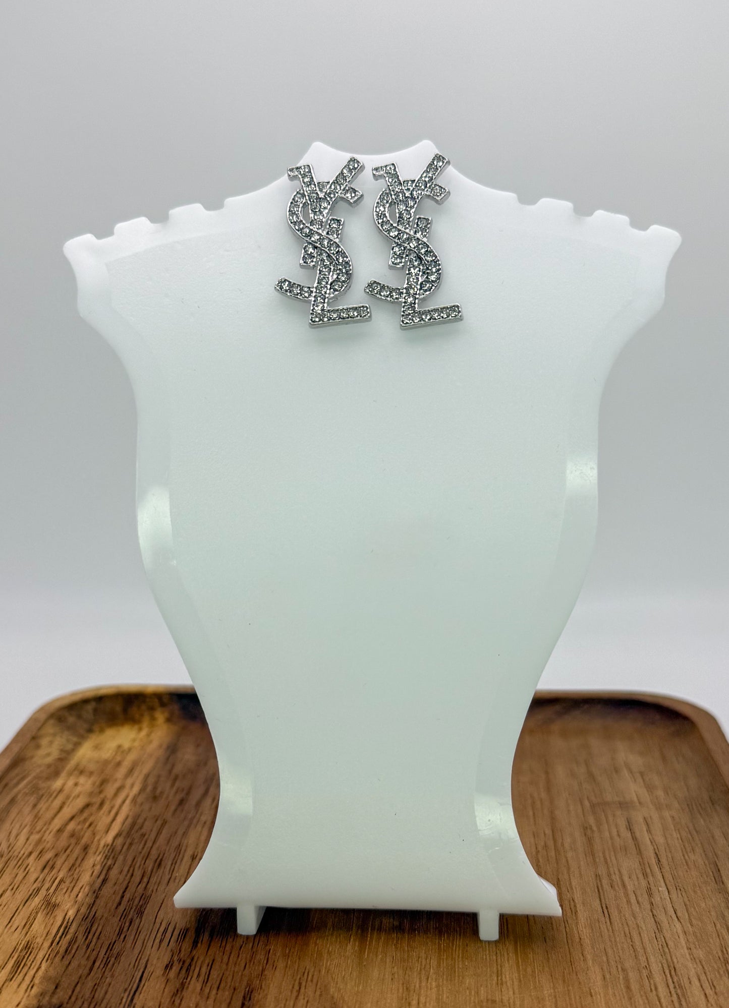 YSL Designer Statement Stud Earrings