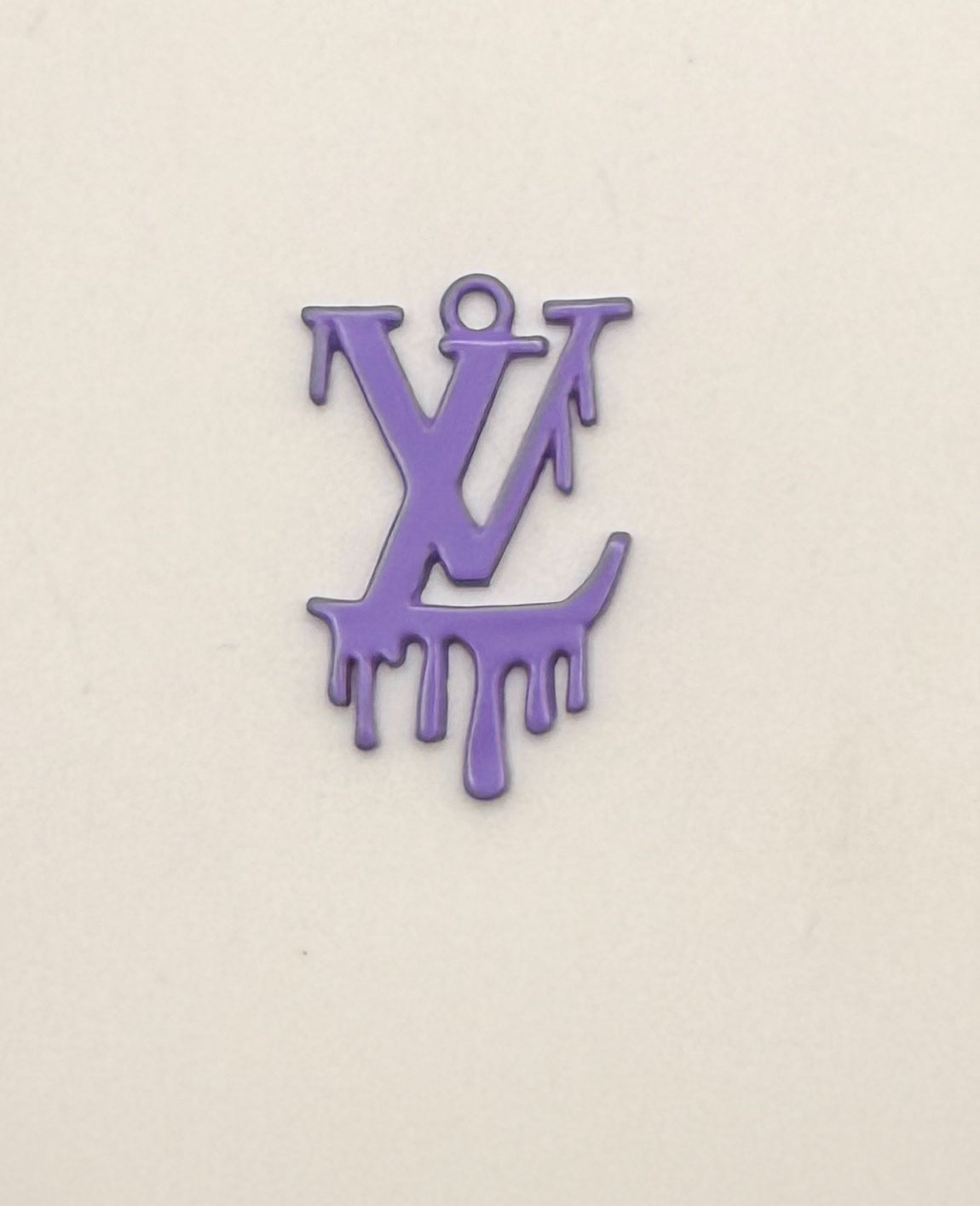 Dripping LV Designer Colorful Enamel Metal DIY Charms