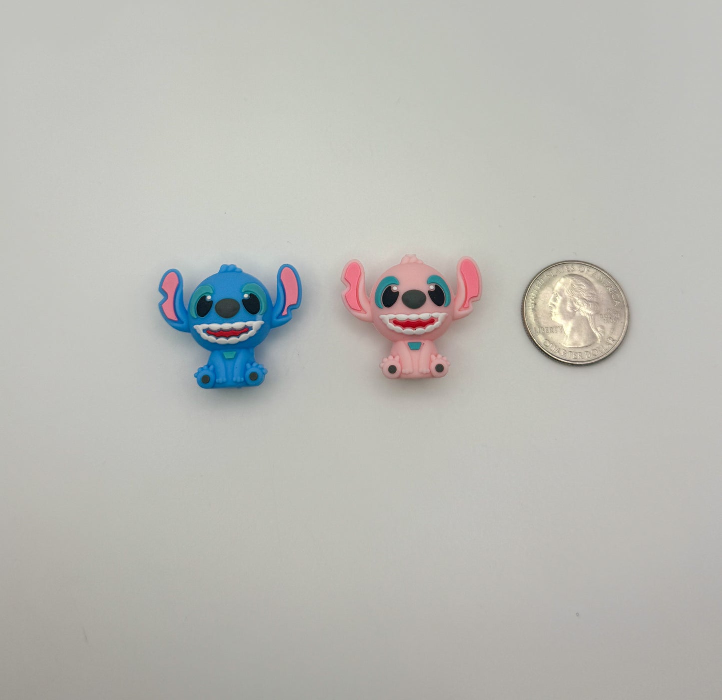 3D Stitch & Angel Silicone DIY Pen Focal Beads