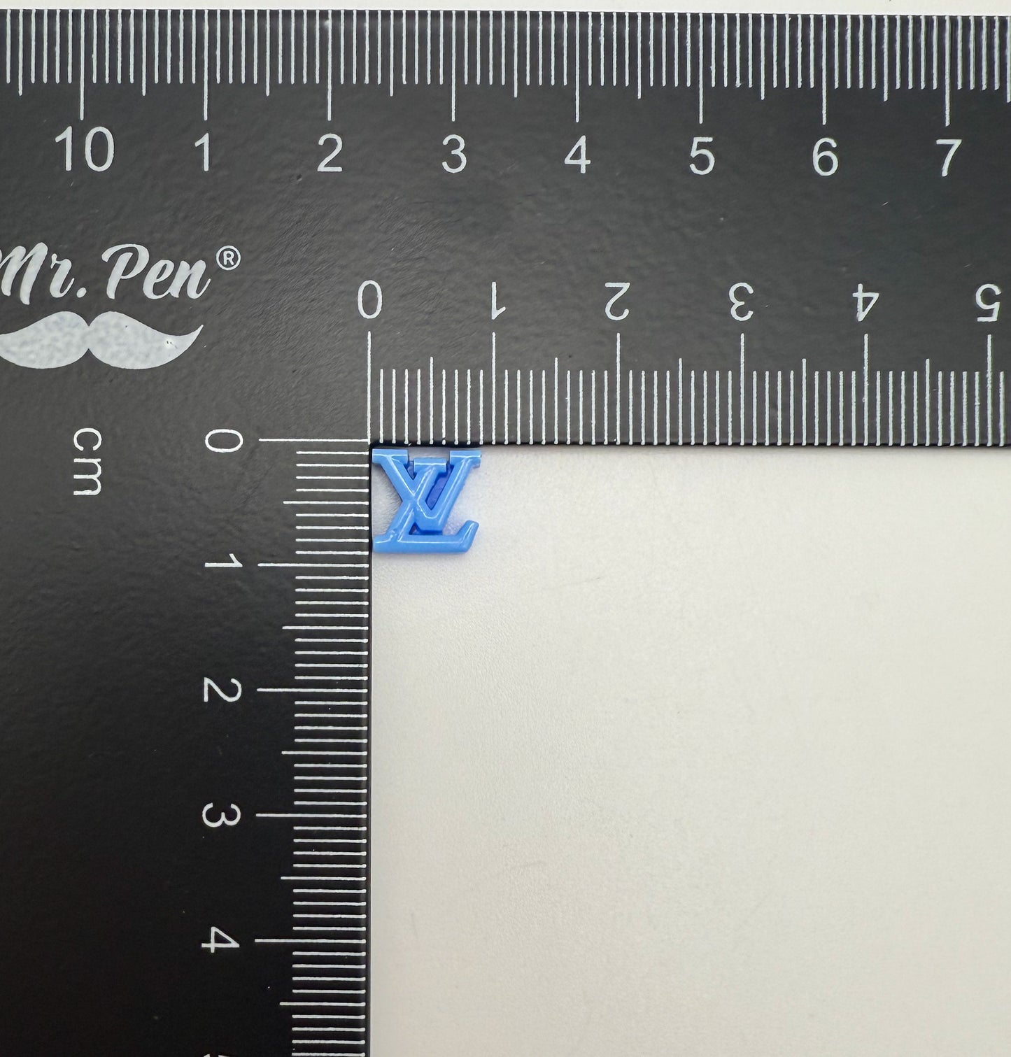 Blue LV Acrylic DIY Nail Charms