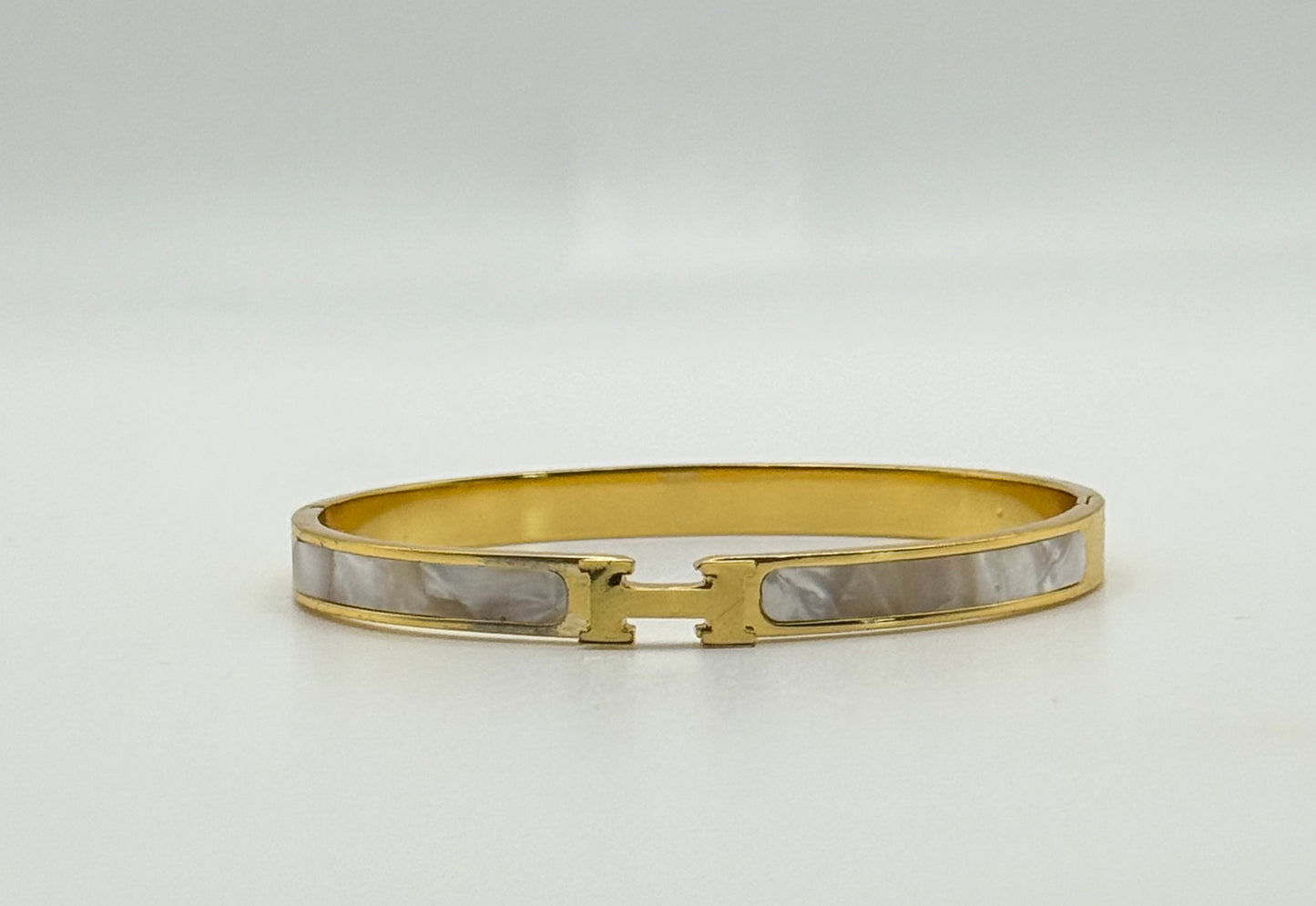 Hermes Gold Bangle Bracelet
