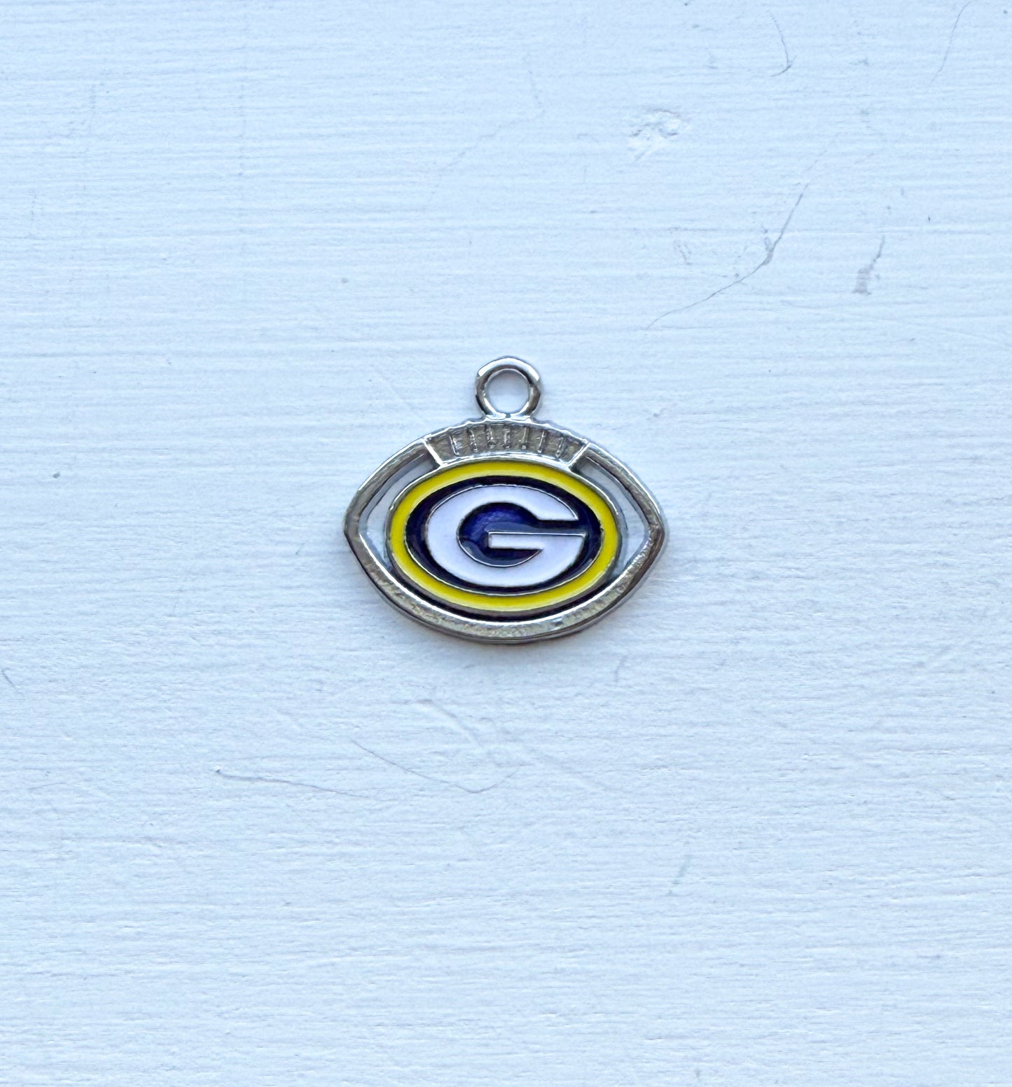 Silver Football DIY Charms