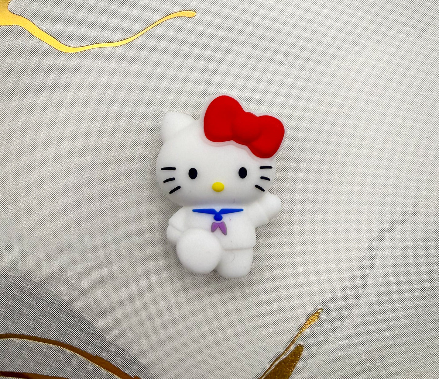 3D Hello Kitty Silicone DIY Pen Focal Bead