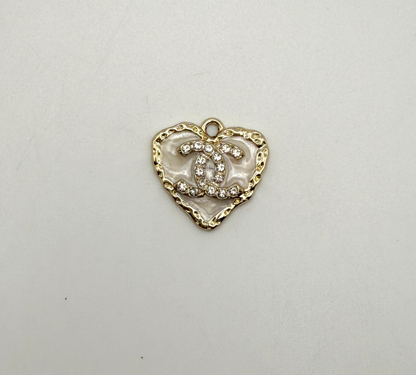 CC Heart Gold & Silver DIY Charms
