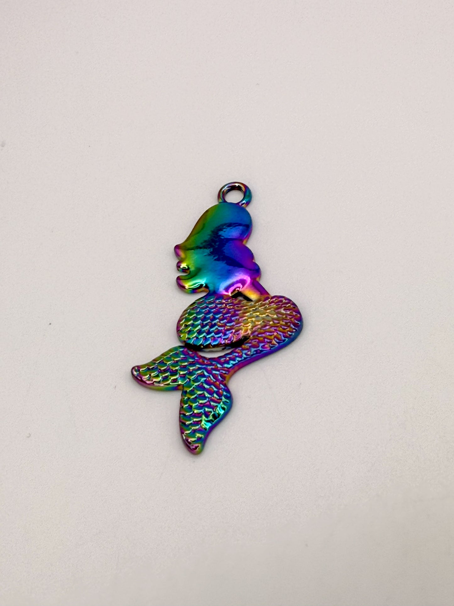 Rainbow Mermaid DIY Pendant Charm
