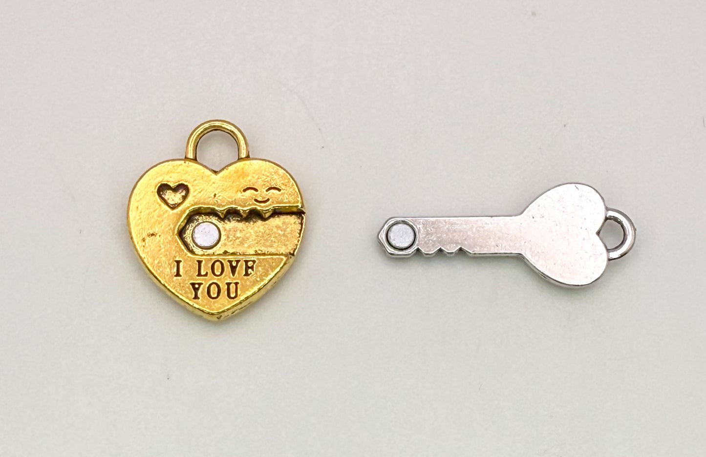 Gold/Silver & Red/Gold Magnetic DIY Charm set