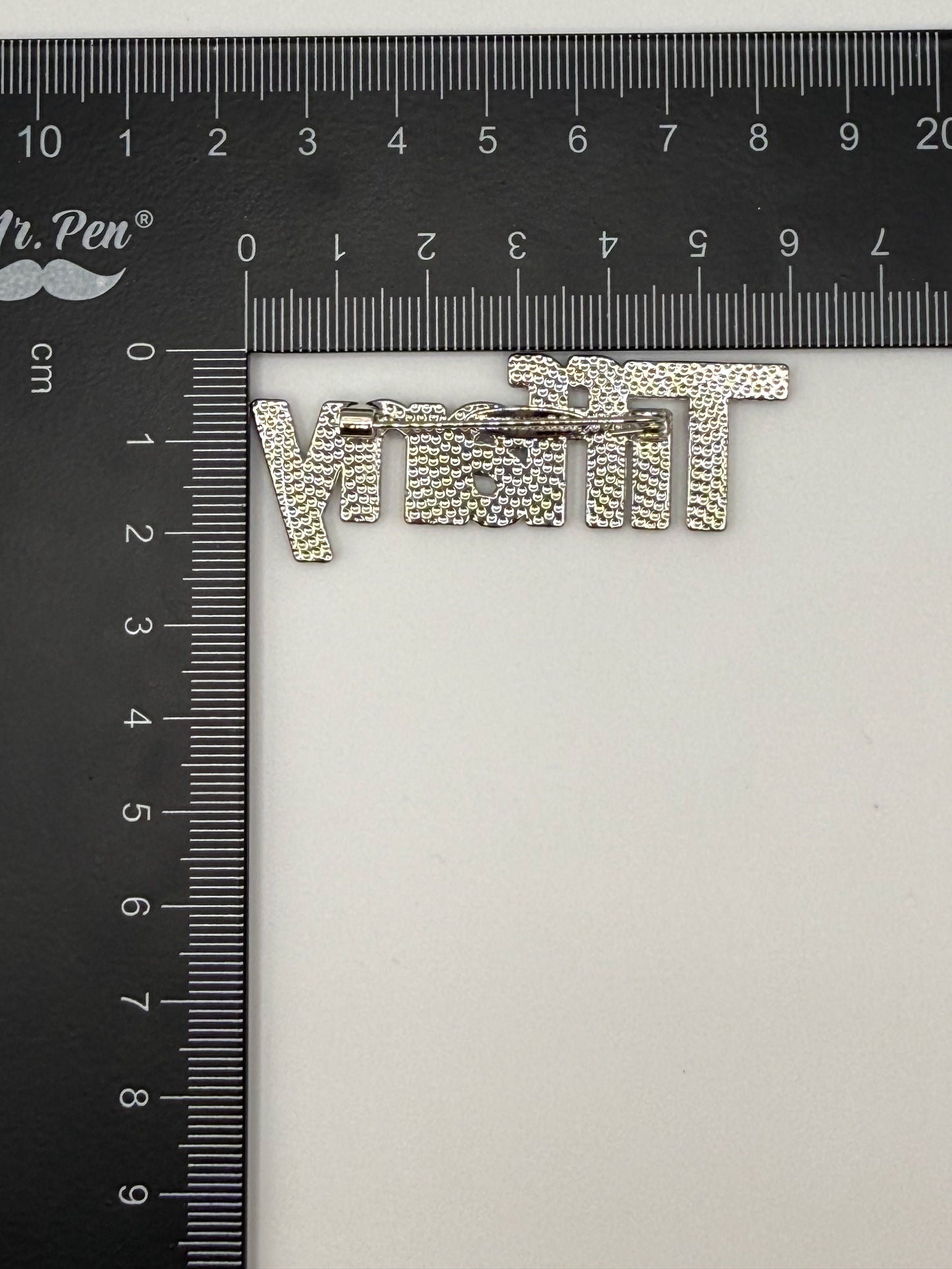 T&Co. Silver & Gold Stainless Steel Brooch