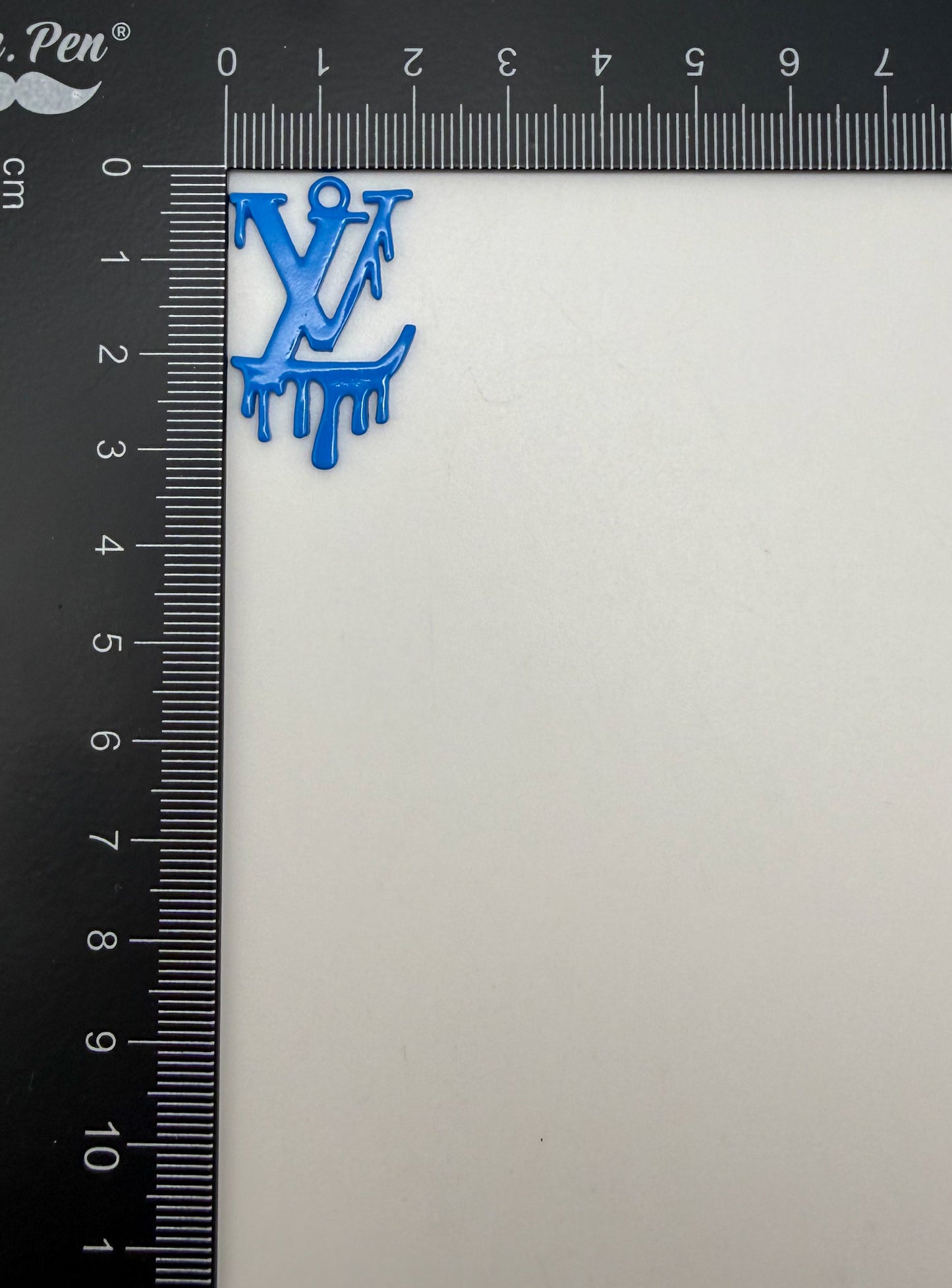 Dripping LV Designer Colorful Enamel Metal DIY Charms