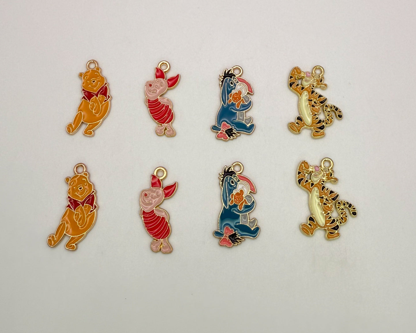 Winnie the Pooh Gold DIY Charm Set