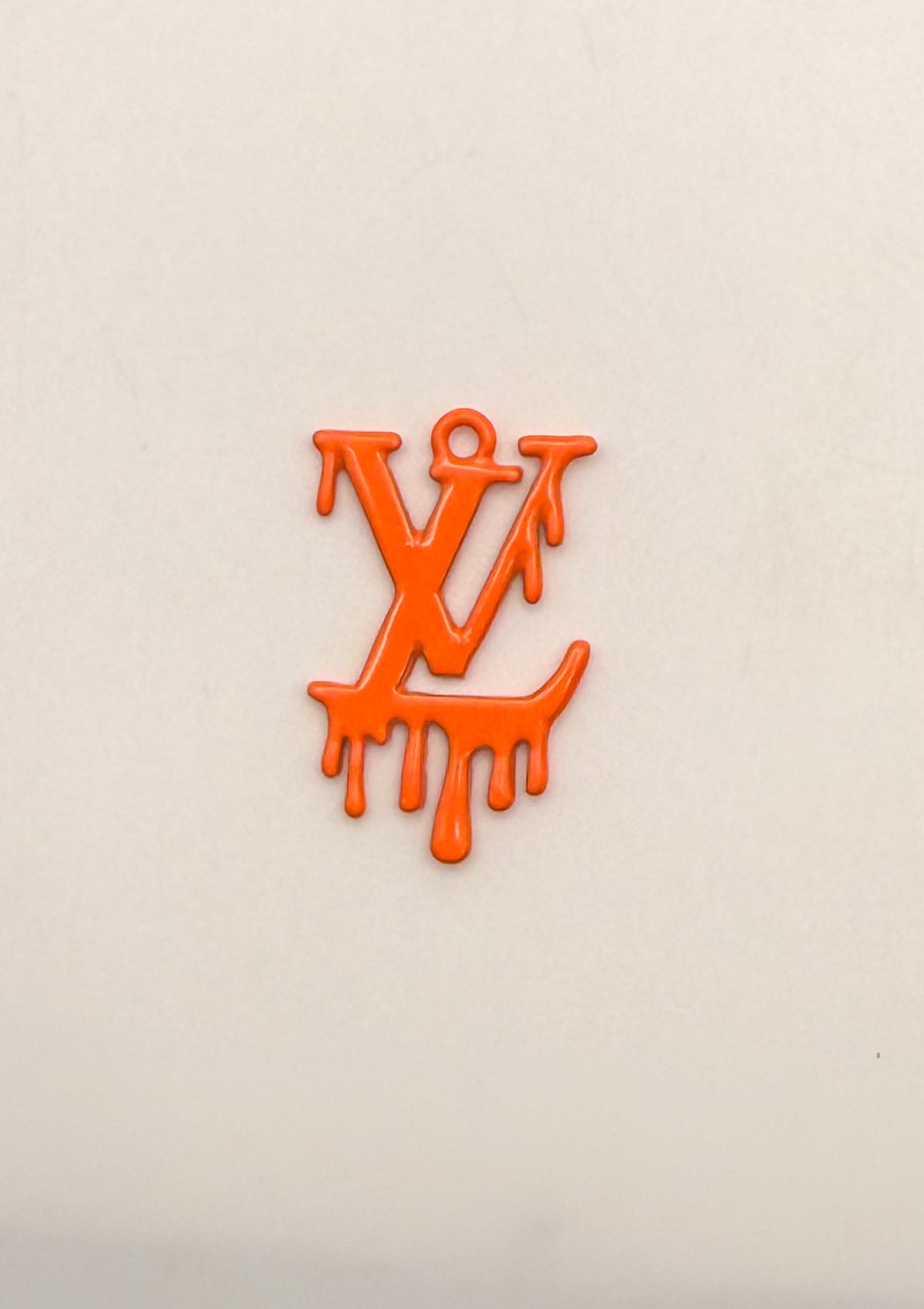 Dripping LV Designer Colorful Enamel Metal DIY Charms