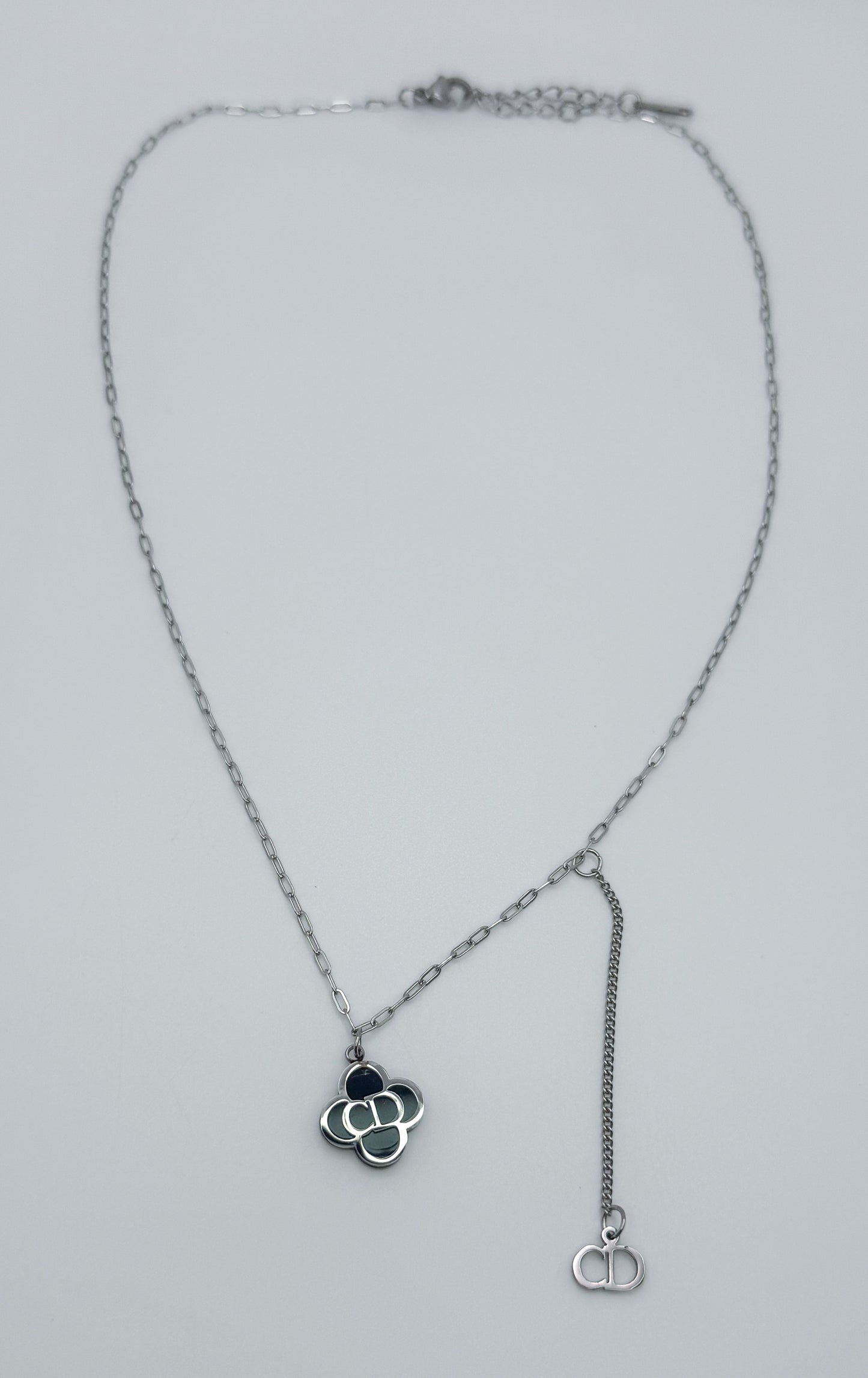 Silver CD Unique Necklace