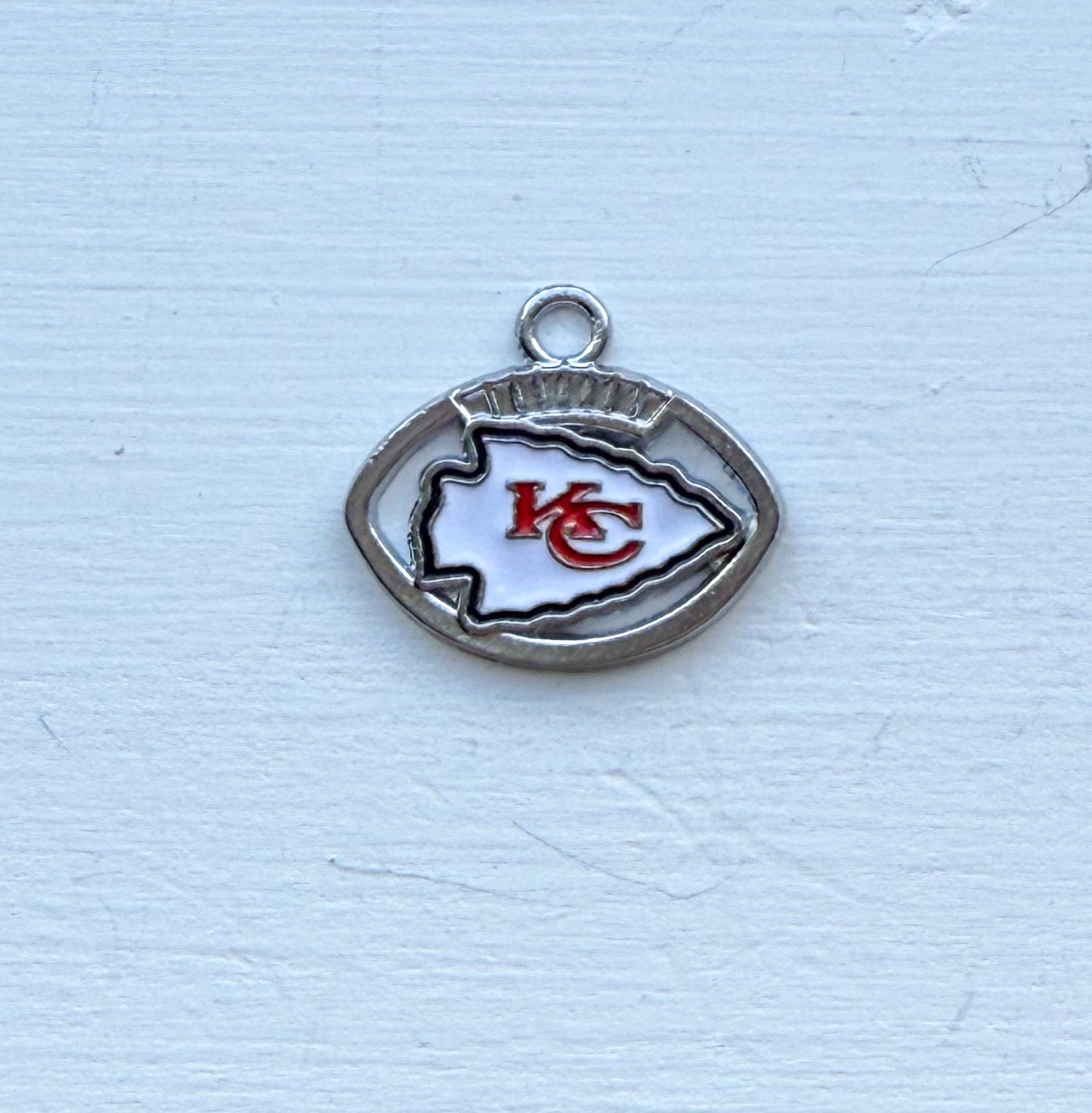 Silver Football DIY Charms