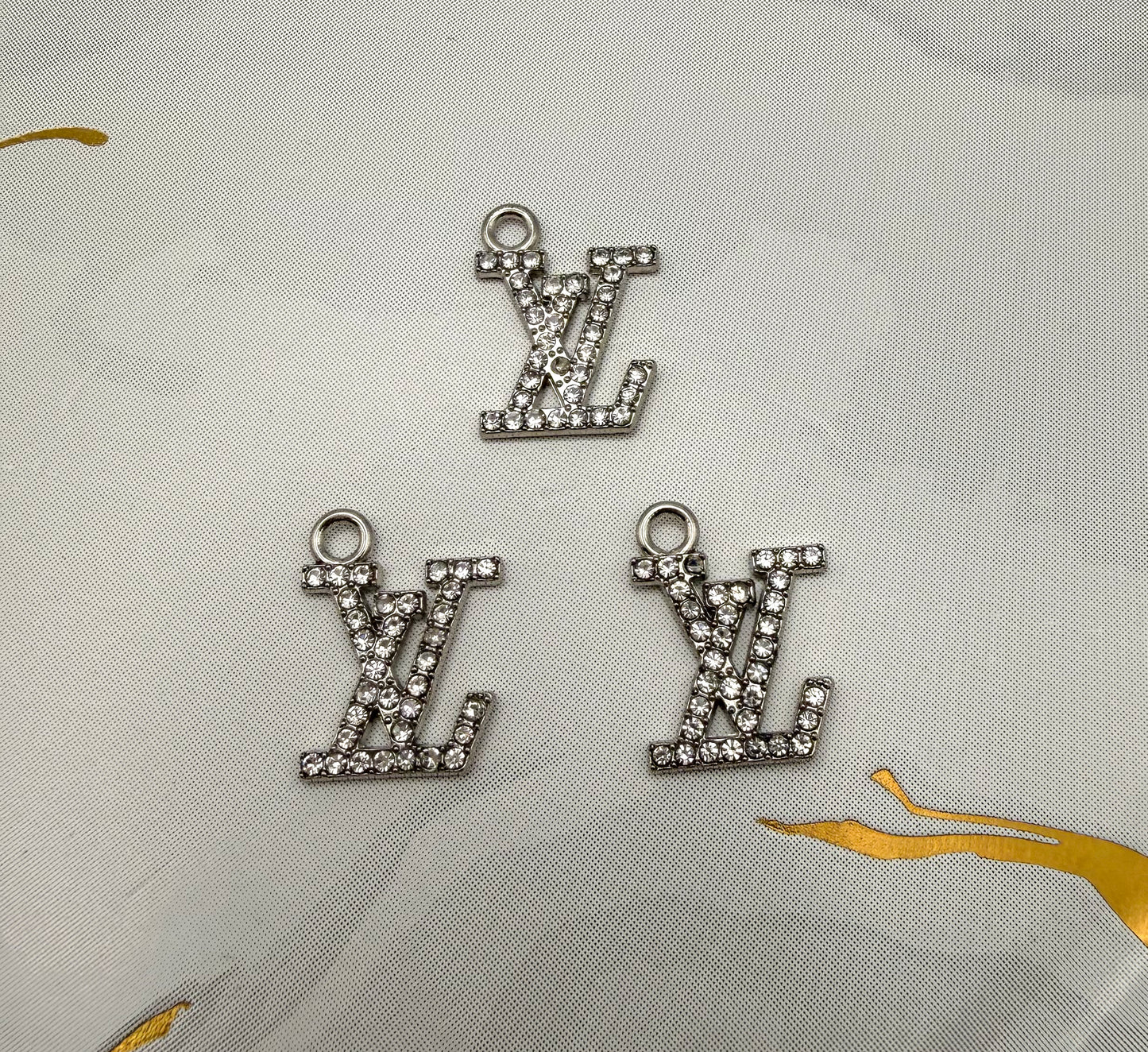NEW Promo Special LV & CC Designer Silver Small Charms