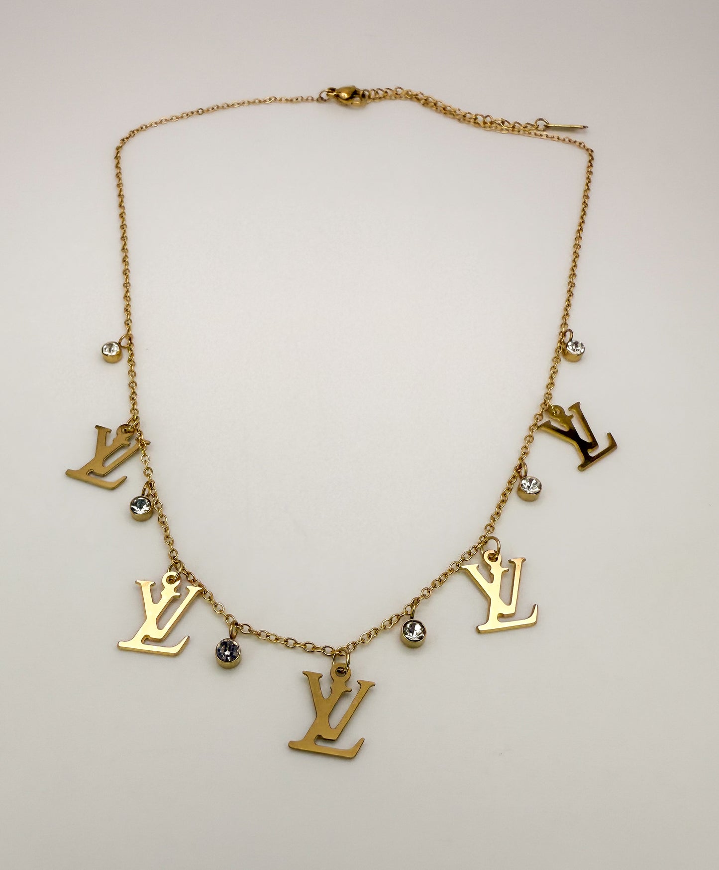 LV Designer Symbolic Gold Necklace