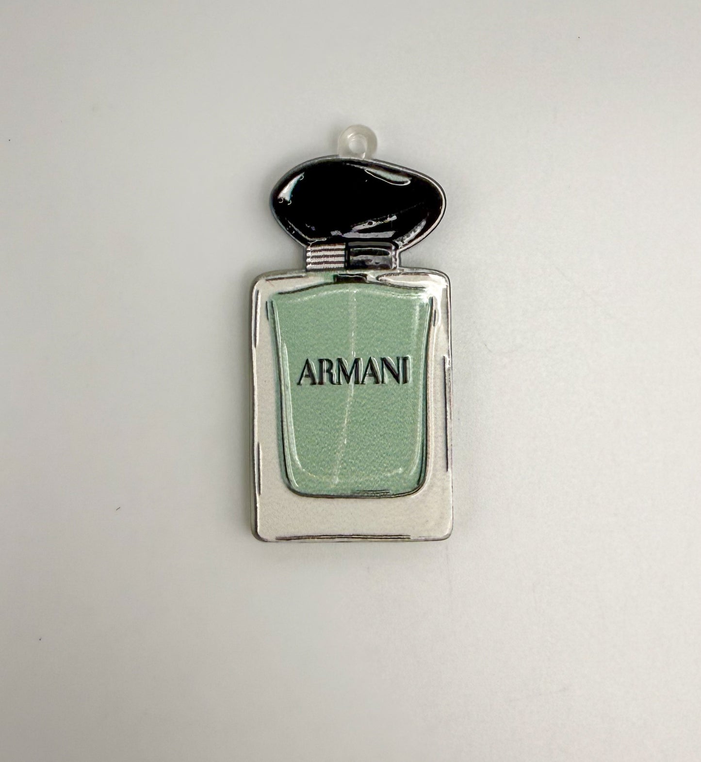 NEW Special Designer Perfume Bottle & Circle Acrylic DIY Charms Keychain