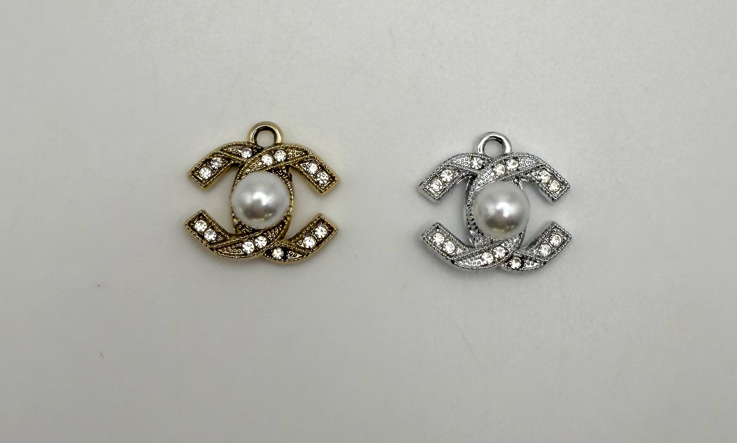 Bling CC with Pearl Gold & Silver DIY Charms