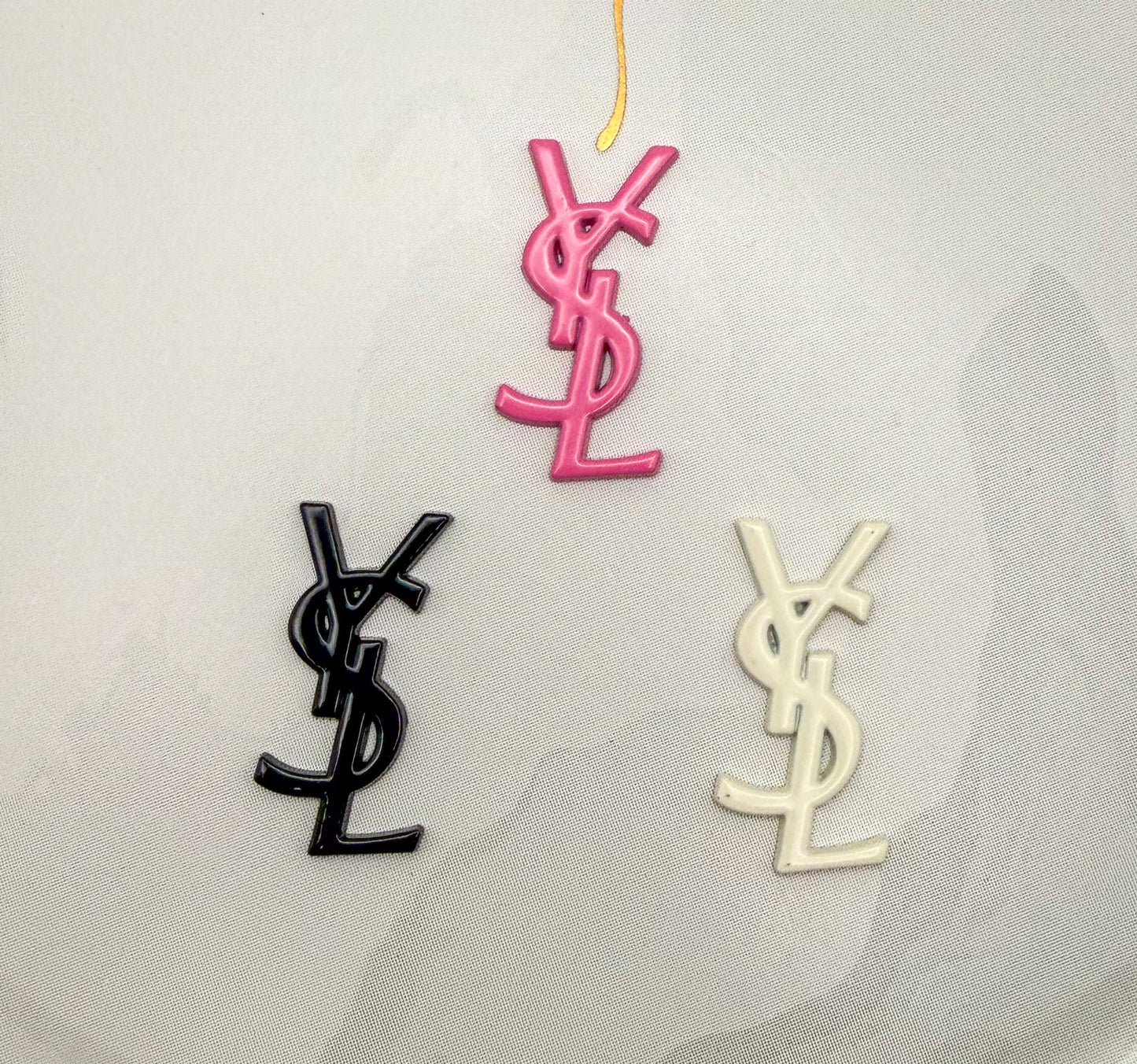 Colorful Enamel Coated YSL DIY Metal Charms