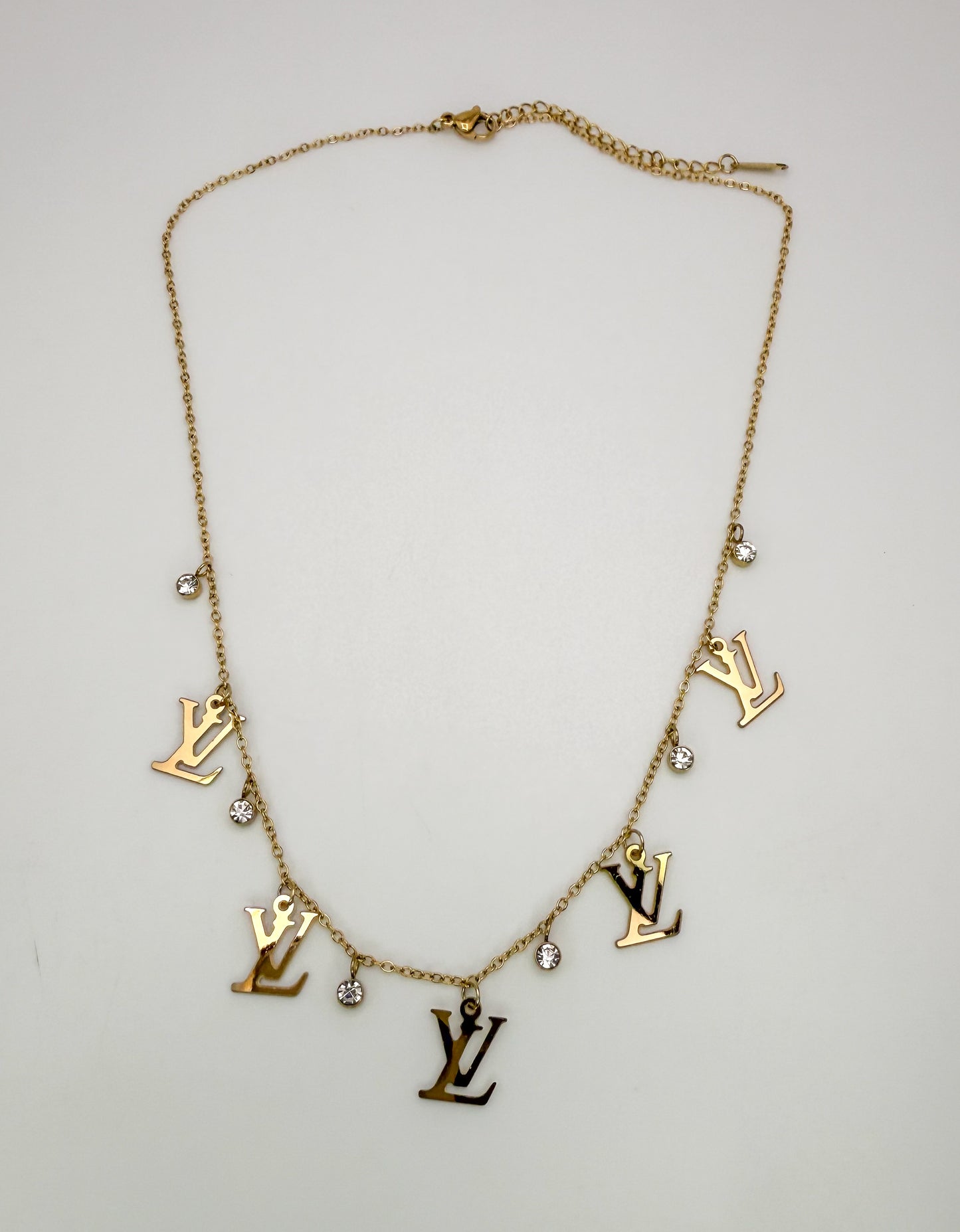 LV Designer Symbolic Gold Necklace