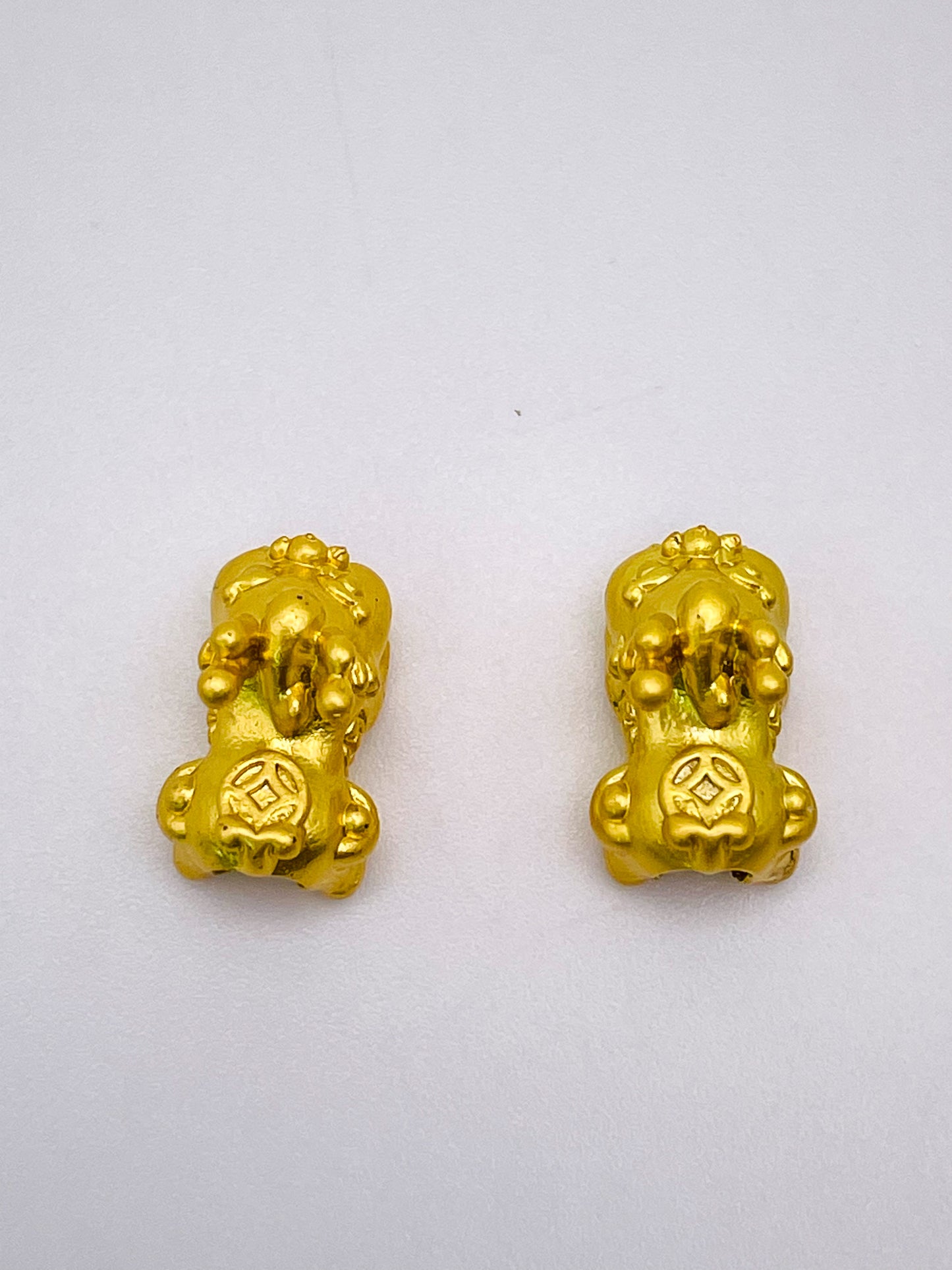 Silver or Gold Pichu Charm Bead