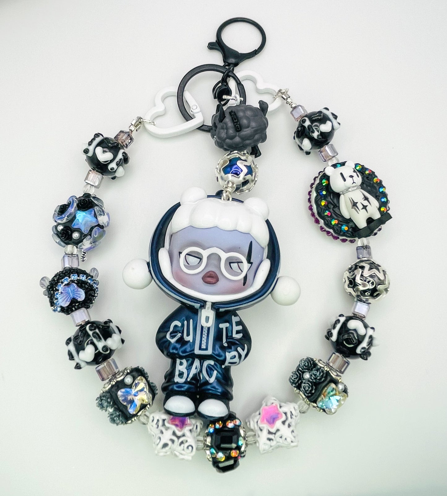 Pop Mart’s Skull Panda City of Night Secret Keychain Bag Charm