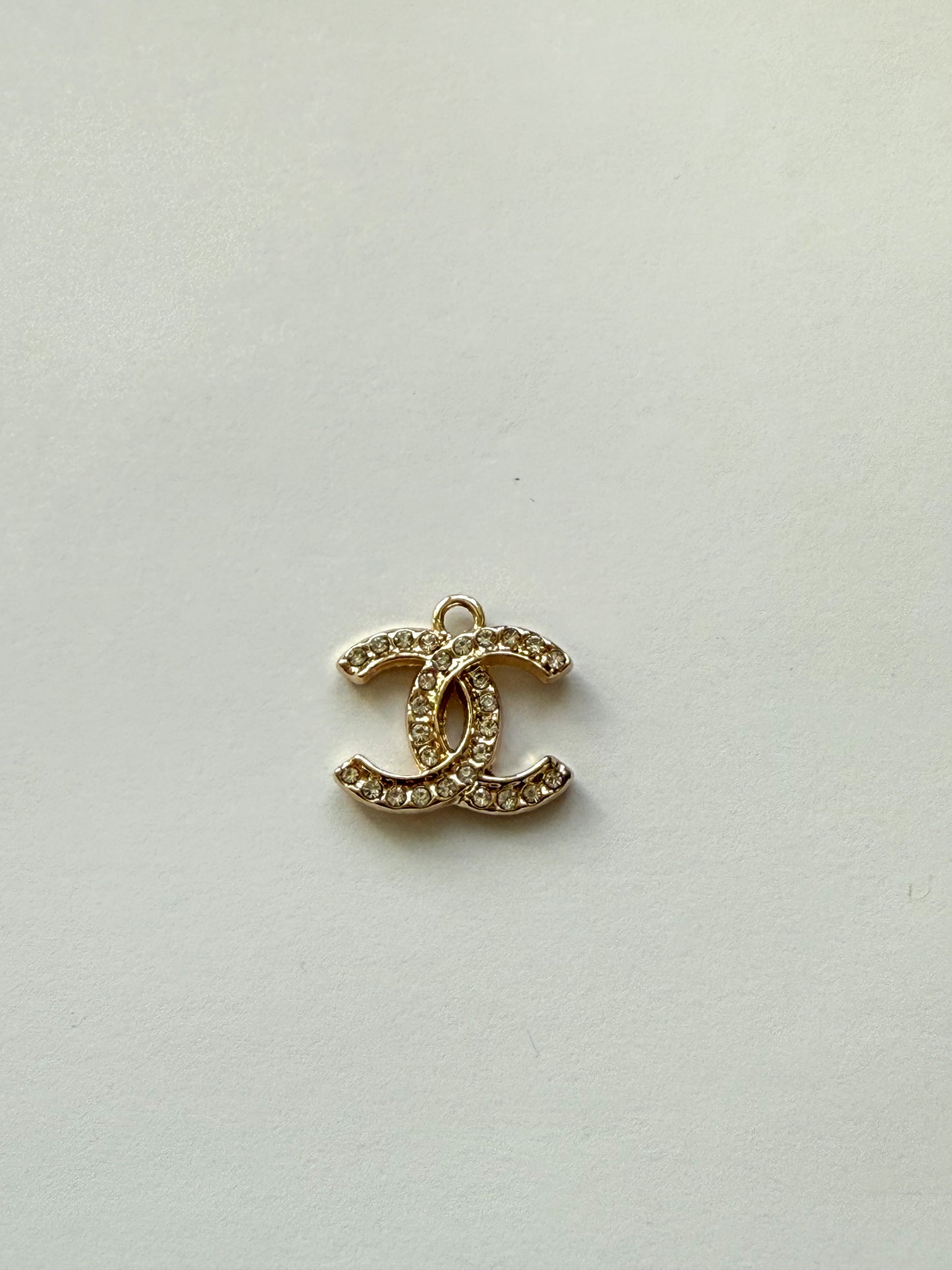 Gold HQ CC Designer DIY Charm Pendant